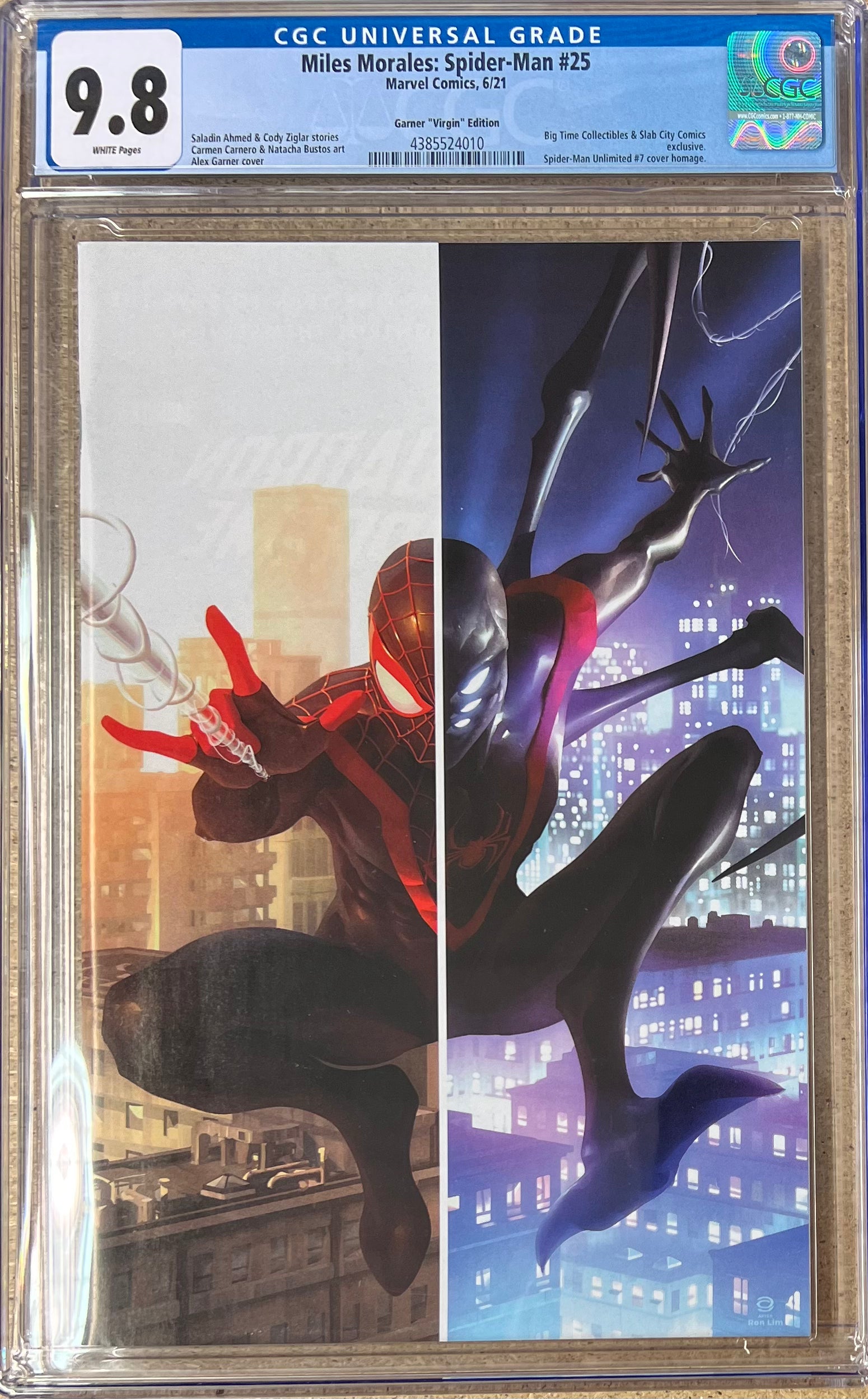 Miles Morales: Spider-Man #2 Skan Srisuwan Virgin Variant 2024 CGC 9.8 LTD 600