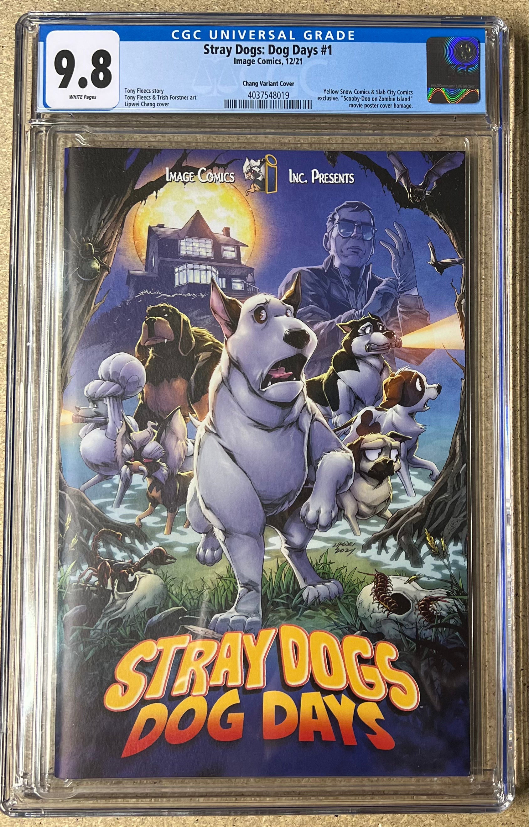 STRAY DOGS DOG DAYS #1 LIPWEI VARIANT CGC 9.8 | Slab City Comics