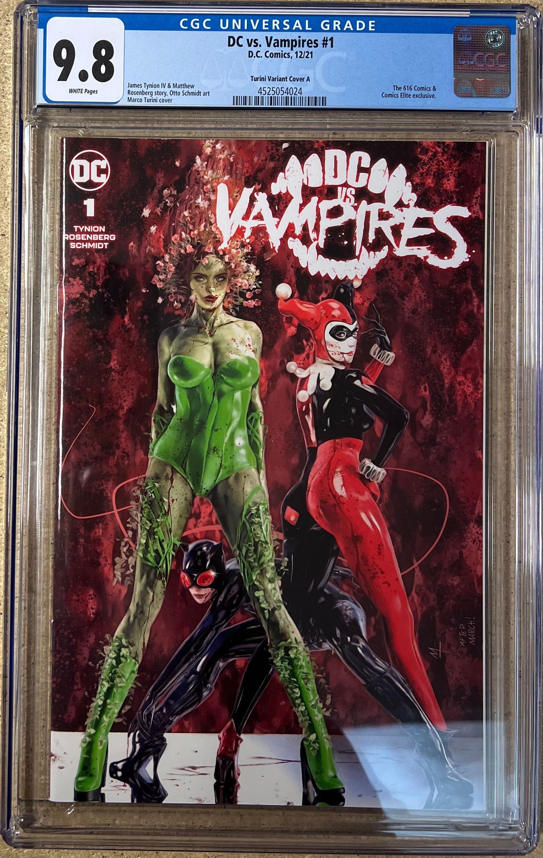 DC Vs Vampires #1 Turini Variant CGC 9.8