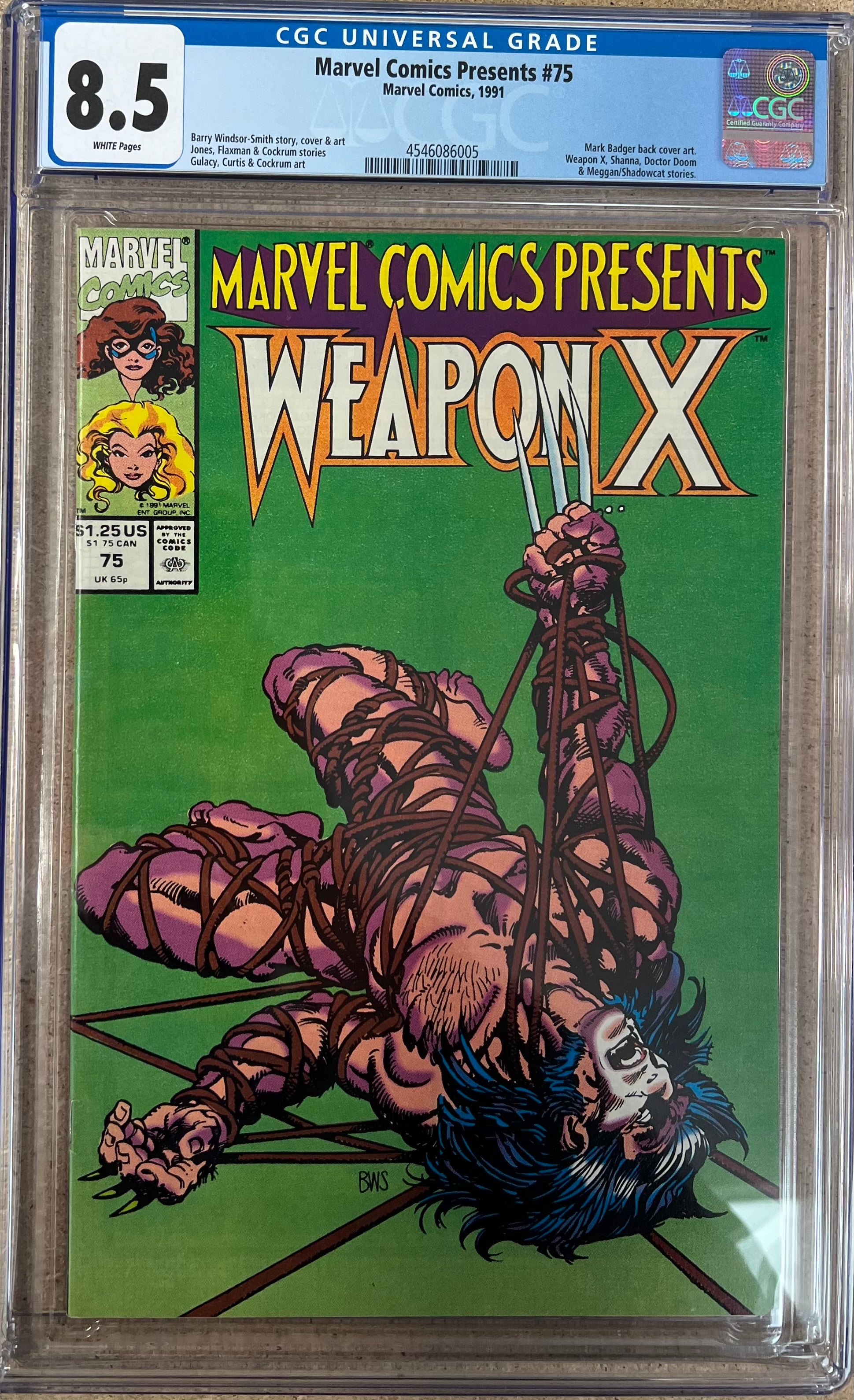 Marvel Comics Presents #75 CGC 8.5