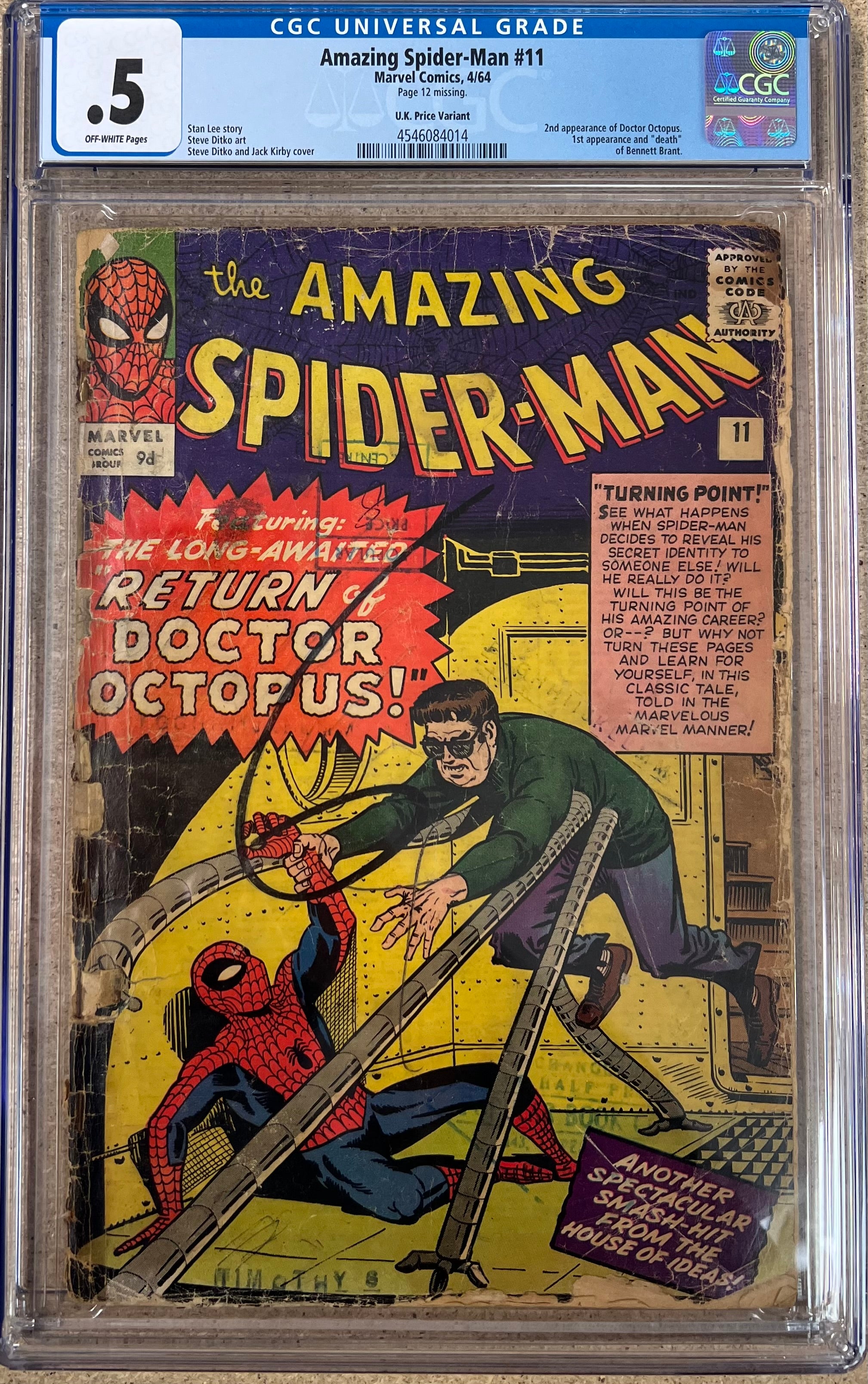 Amazing Spider-Man #11 CGC 0.5