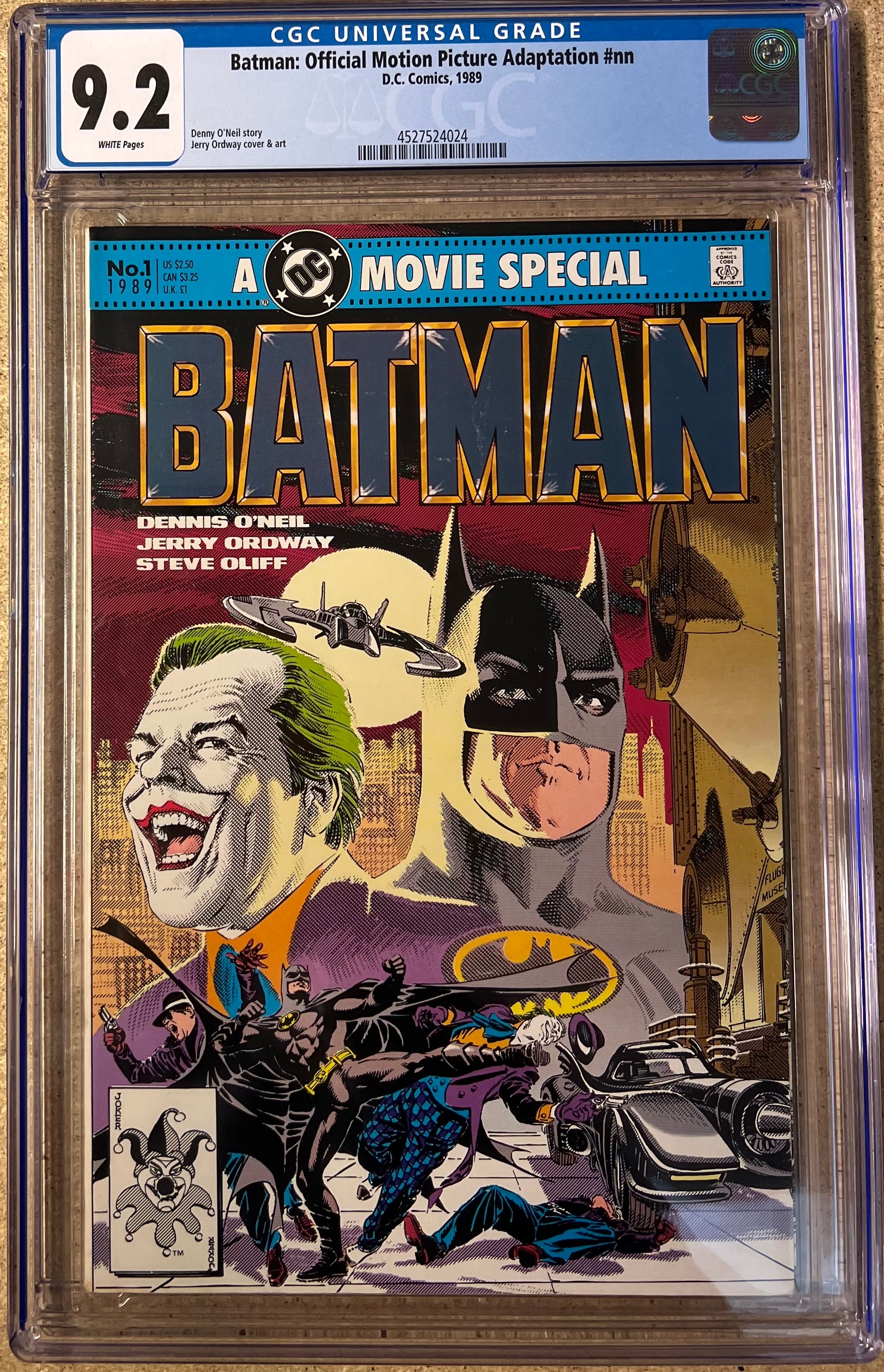 Batman: Official Motion Picture Adaption CGC 9.2