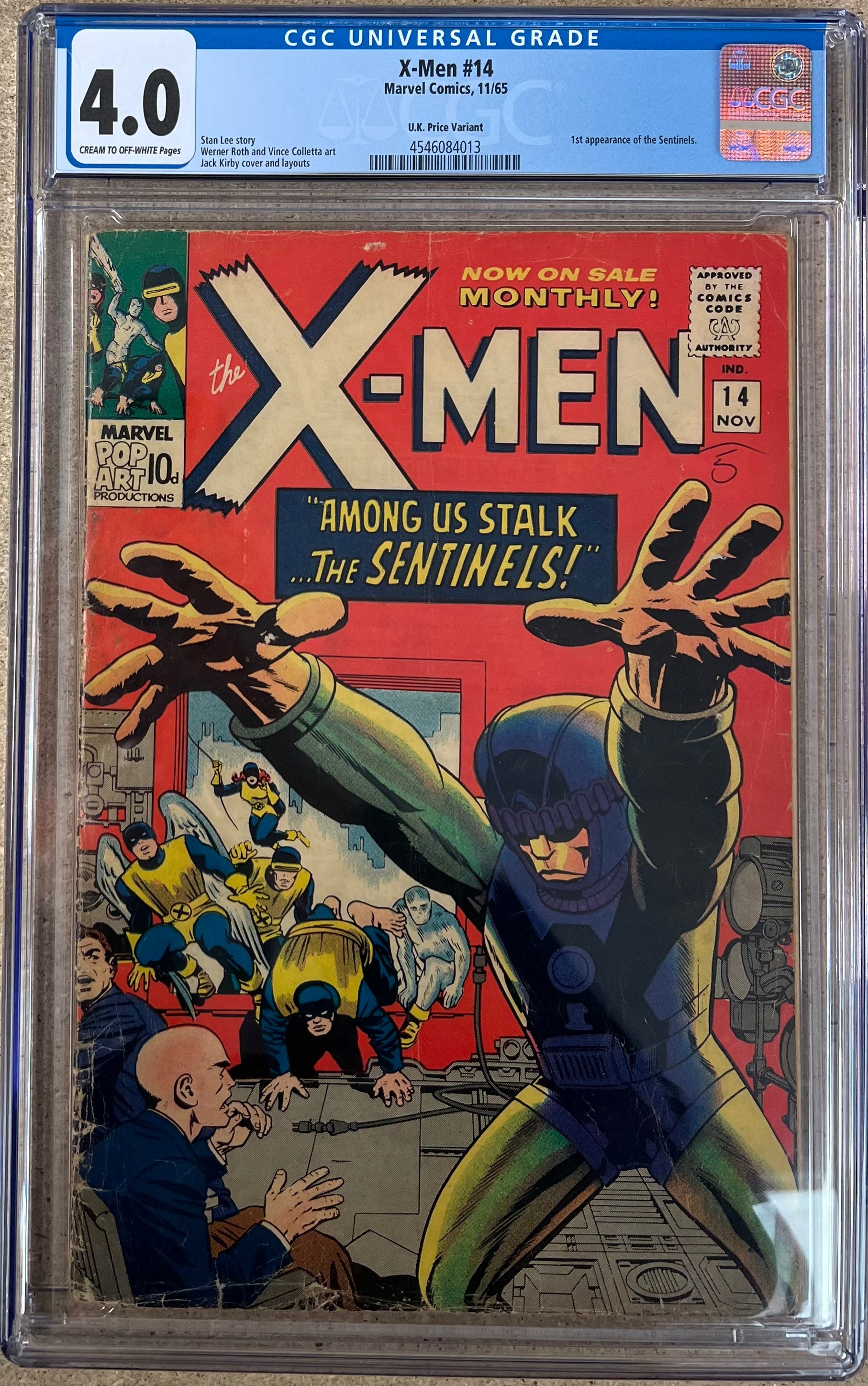 X-Men #14 CGC 4.0