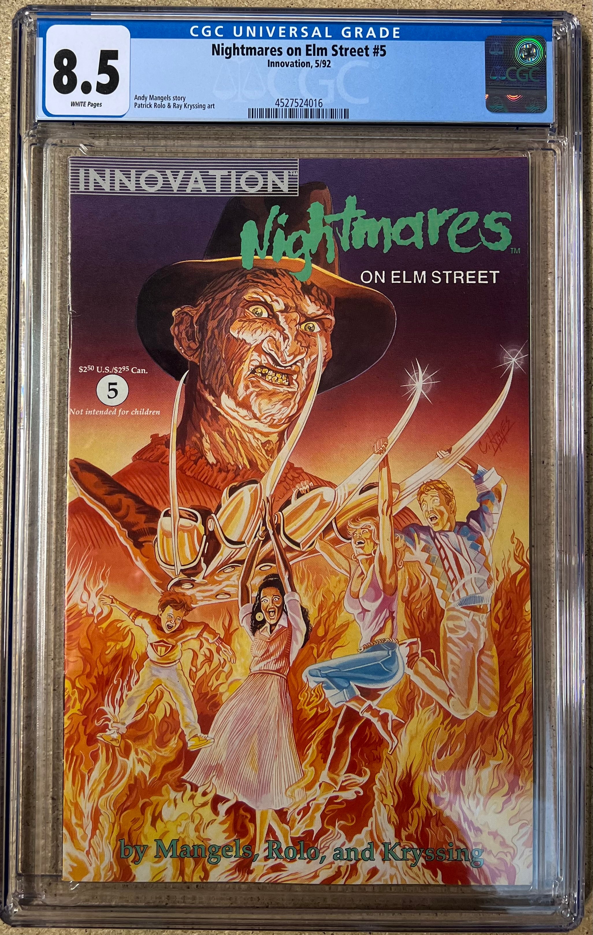 Nightmares On Elm Street #5 CGC 8.5