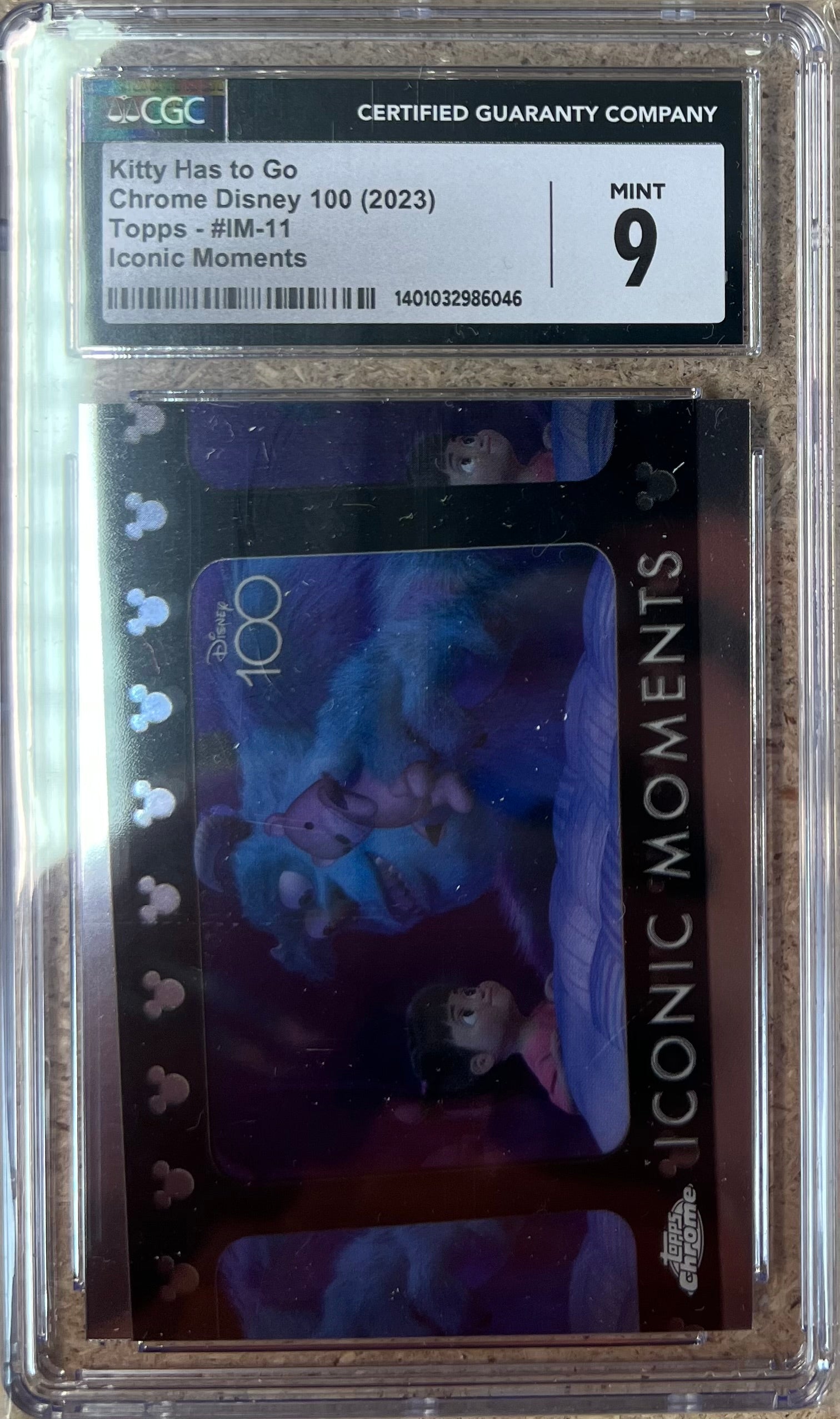 Topps Disney Chrome Kitty Has To Go CGC 9