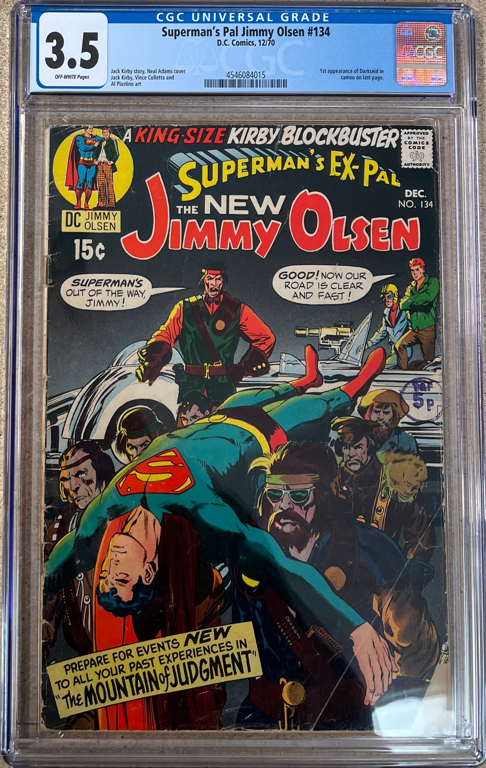 Superman's Pal Jimmy Olsen #134 CGC 3.5