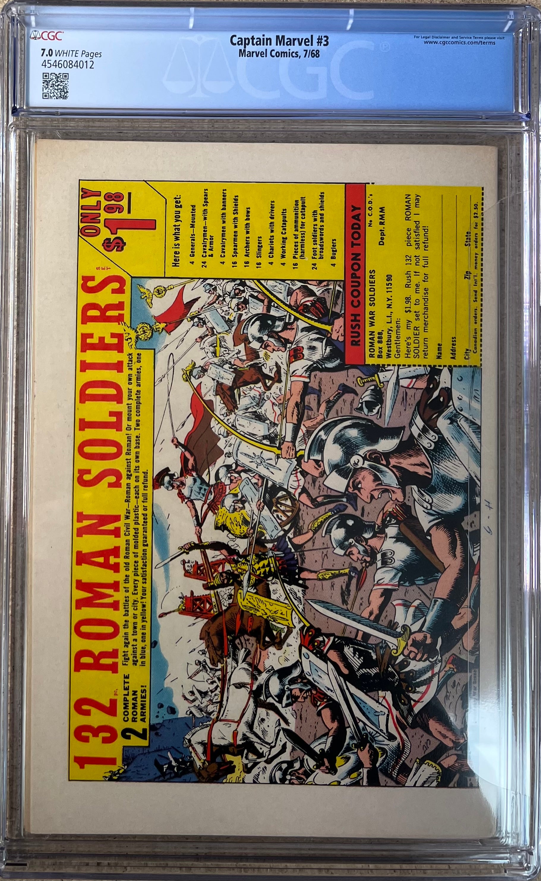 Captain Marvel #3 CGC 7.0