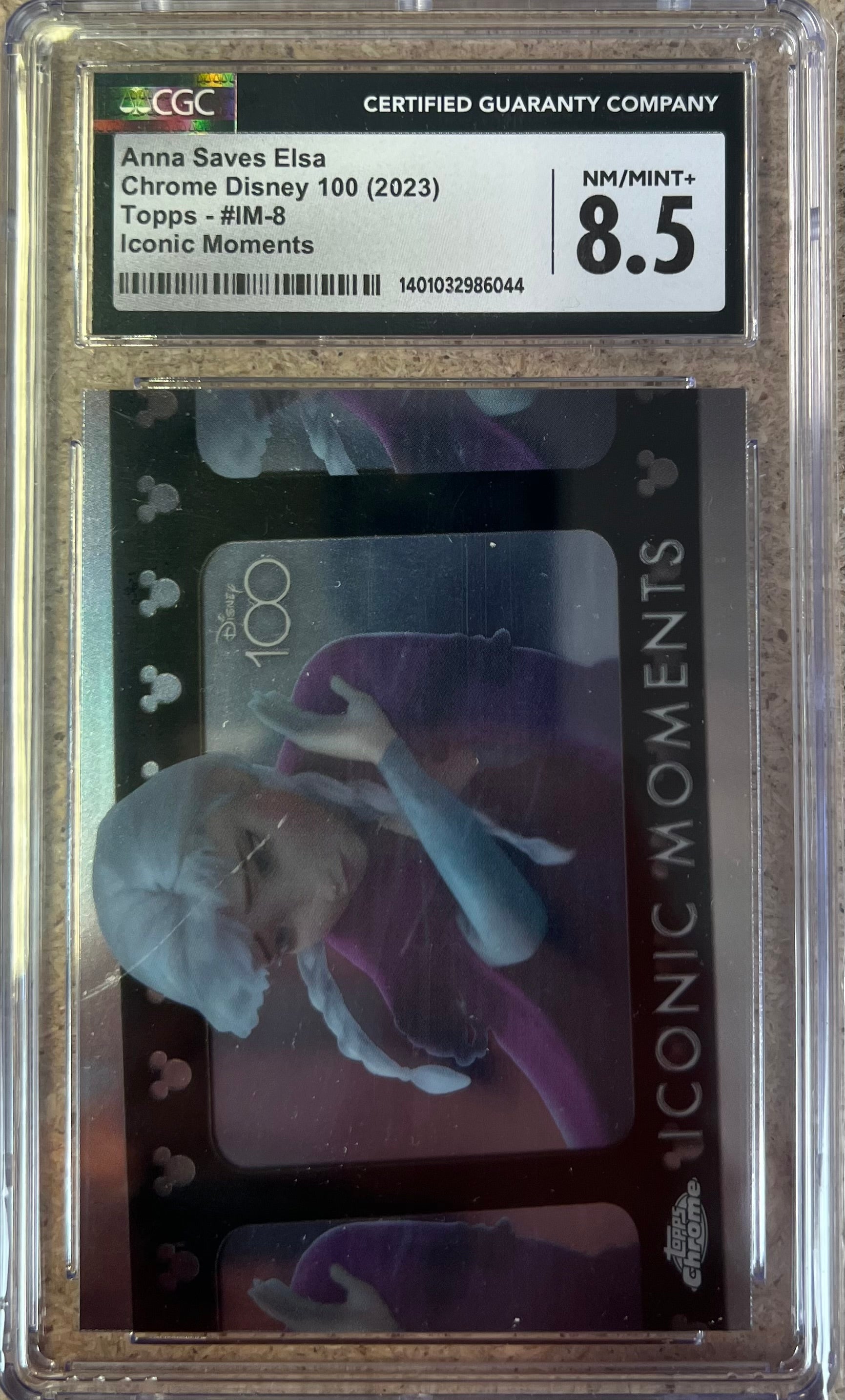 Topps Disney Chrome Anna Saves Elsa CGC 8.5