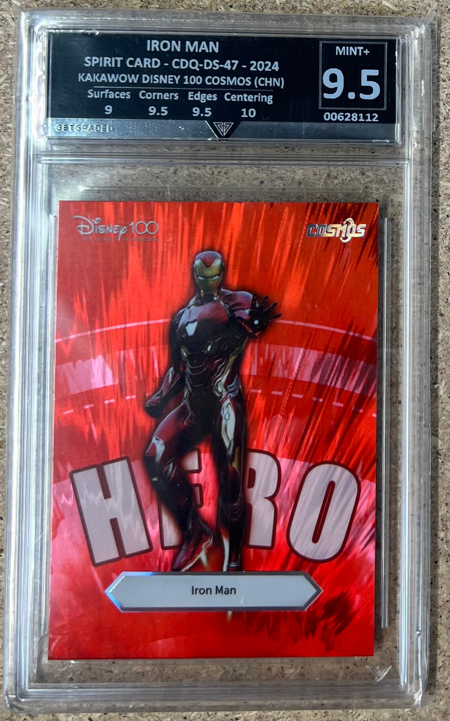 2024 Kakawow Disney Cosmos Iron Man #47 Spirit Hero 9.5