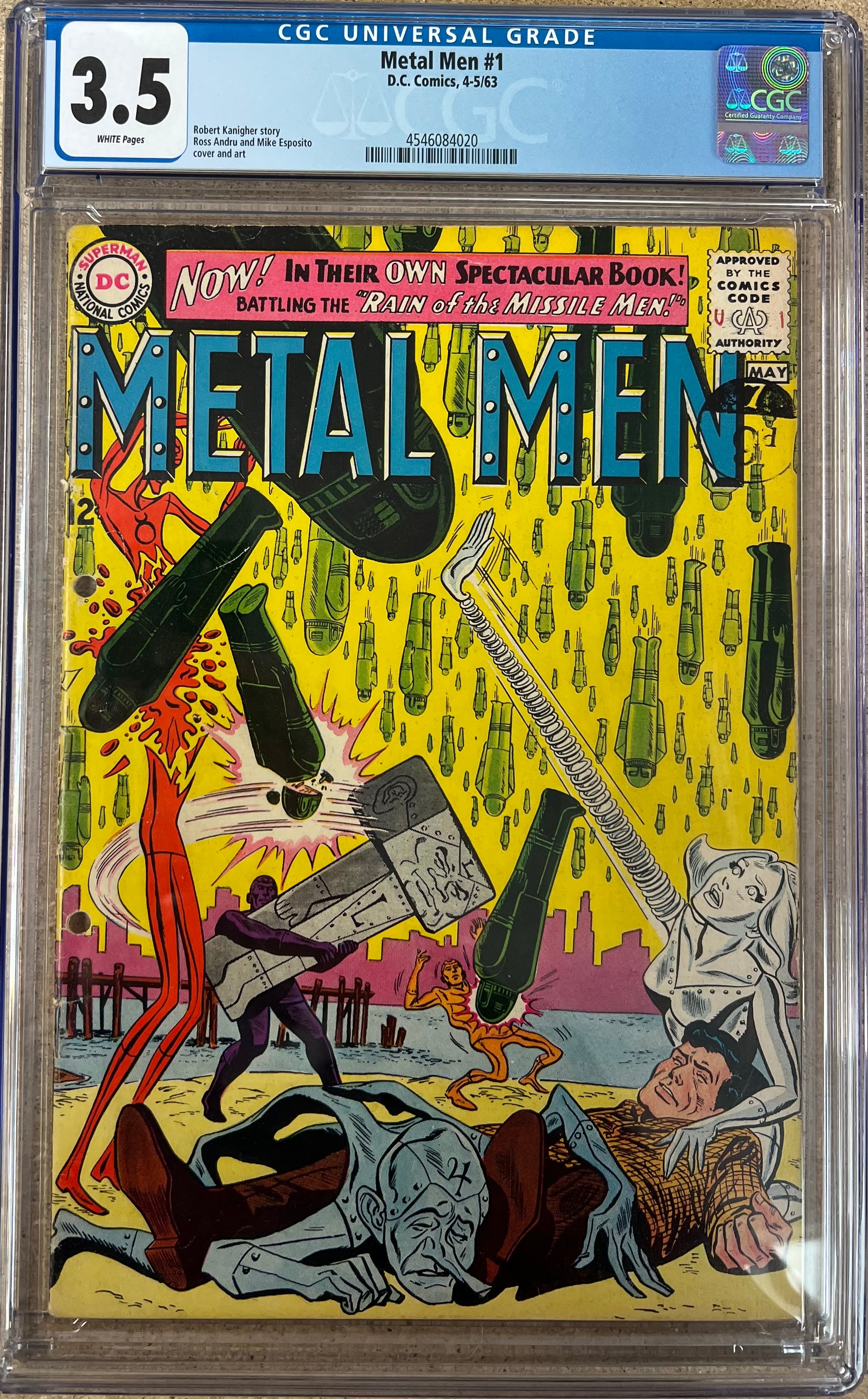 Metal Men #1 CGC 3.5