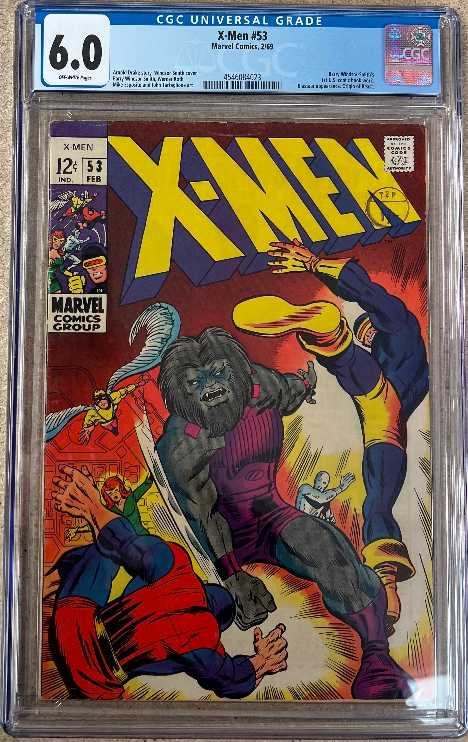 X-Men #53 CGC 6.0