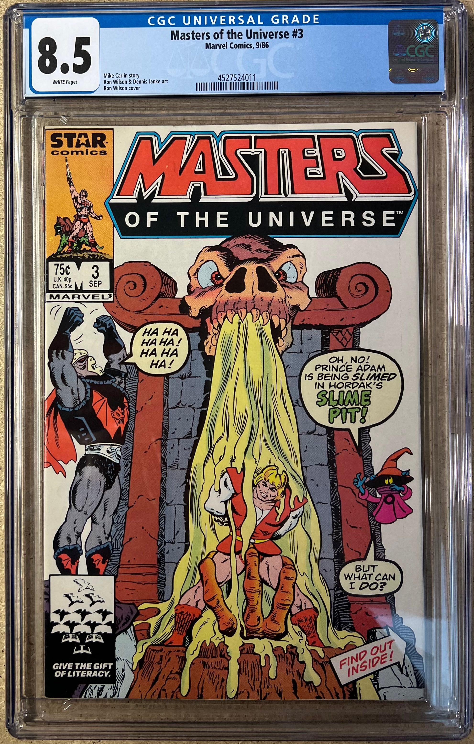 Masters Of The Universe #3 CGC 8.5