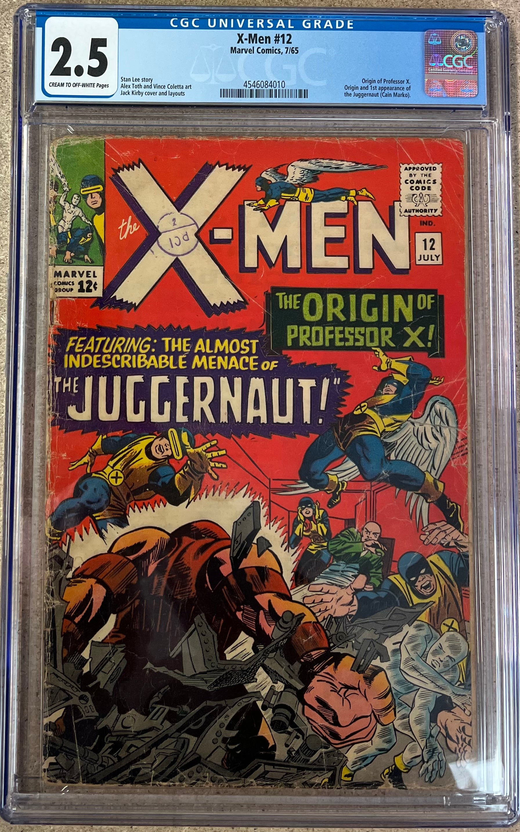 X-Men #12 CGC 2.5