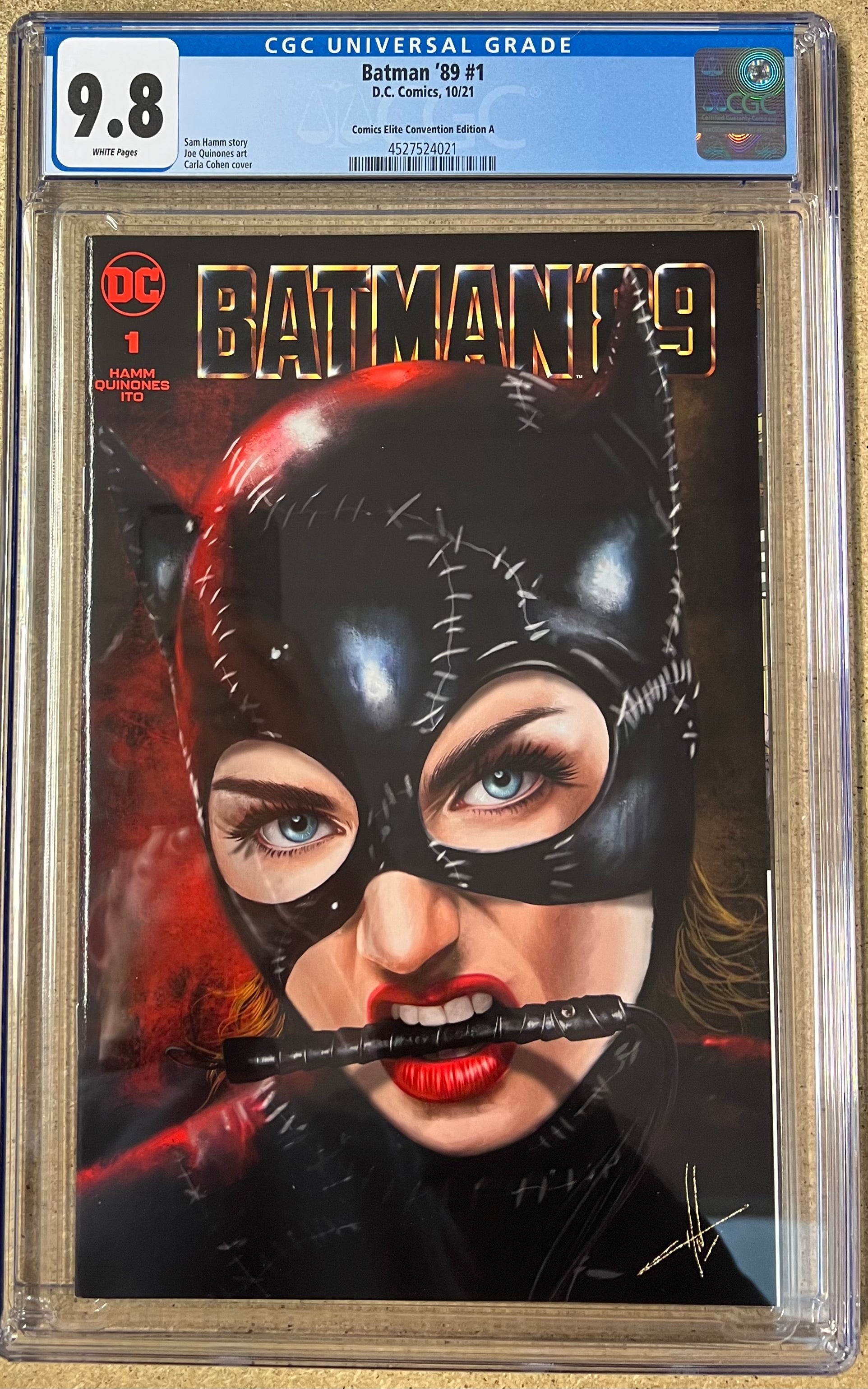 Batman '89 #1 Cohen Trade CGC 9.8