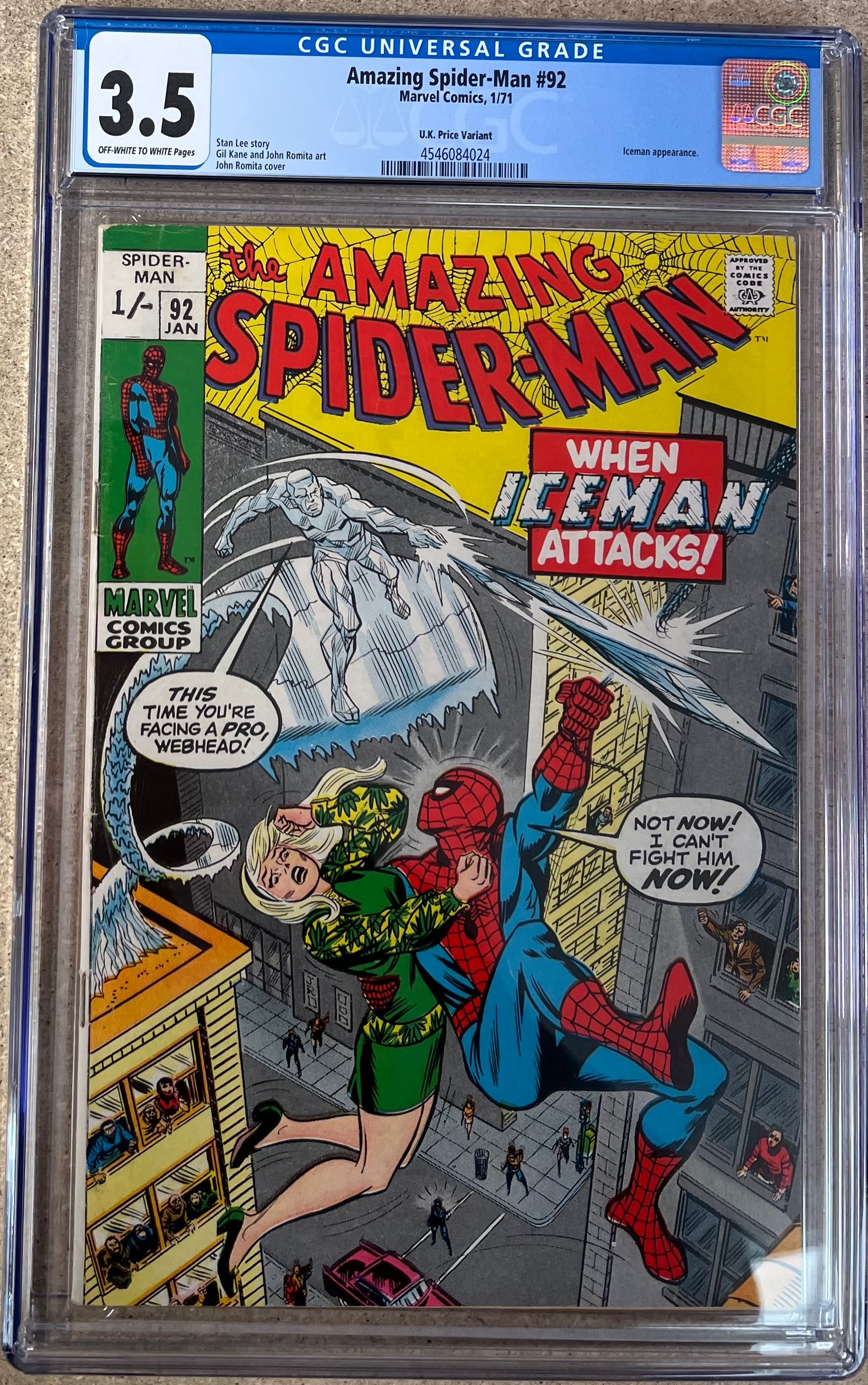 Amazing Spider-Man #92 CGC 3.5