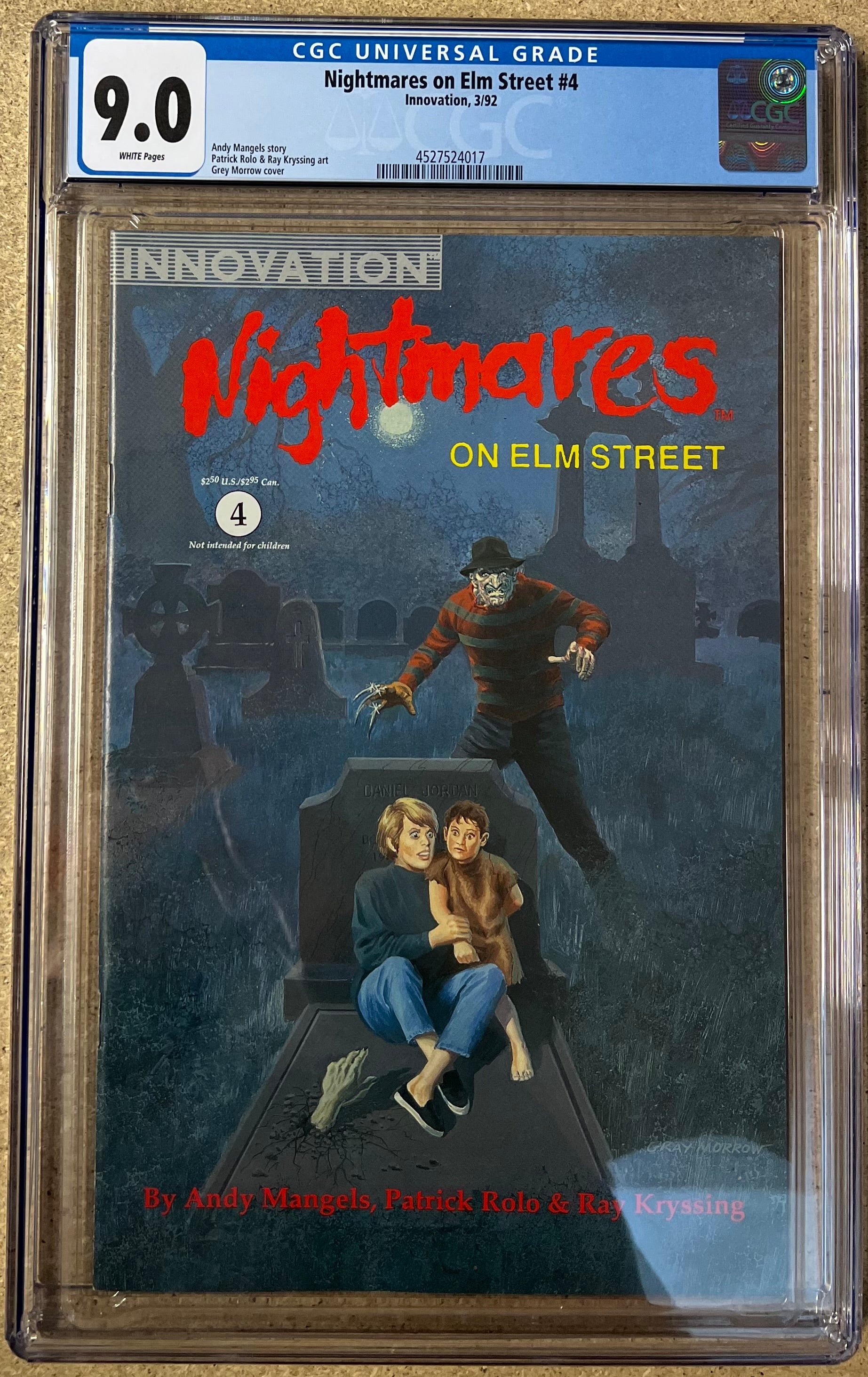 Nightmares On Elm Street #4 CGC 9.0