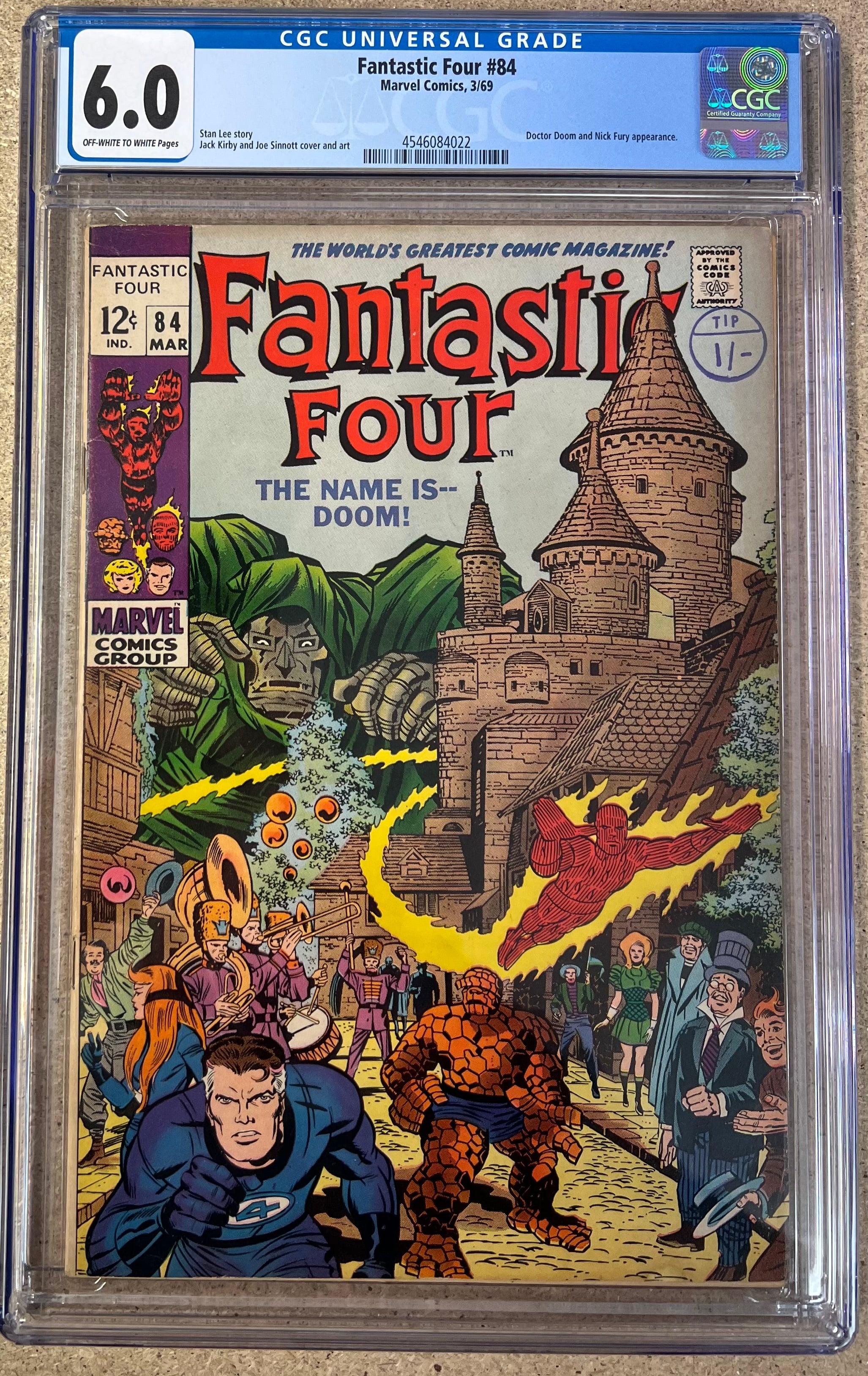 Fantastic Four #84 CGC 6.0