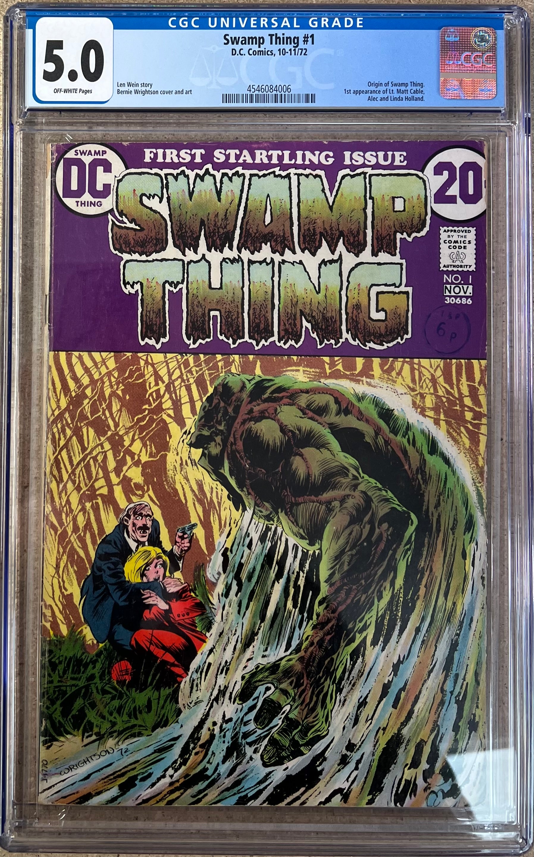 Swamp Thing #1 CGC 5.0