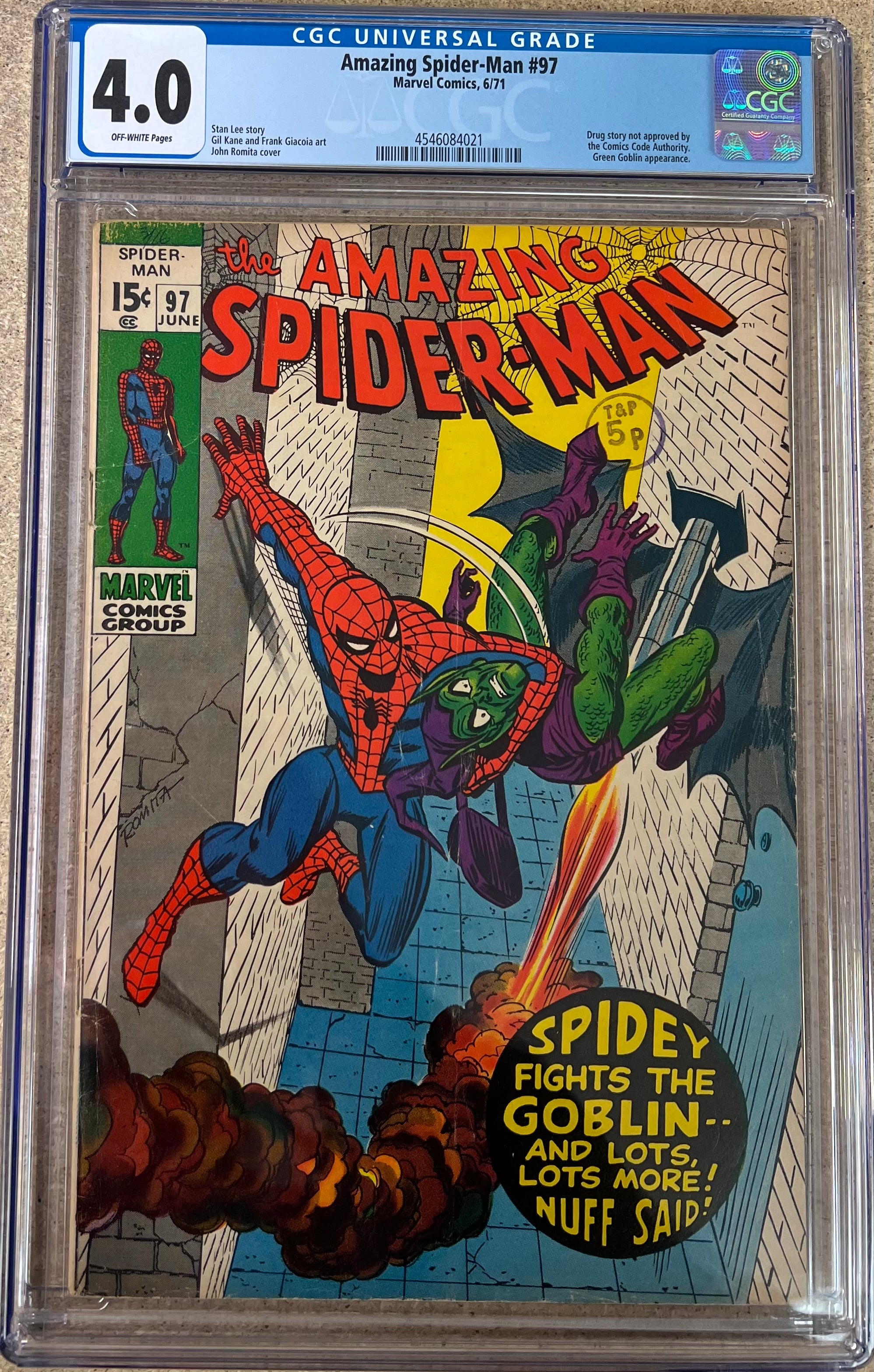 Amazing Spider-Man #97 CGC 4.0