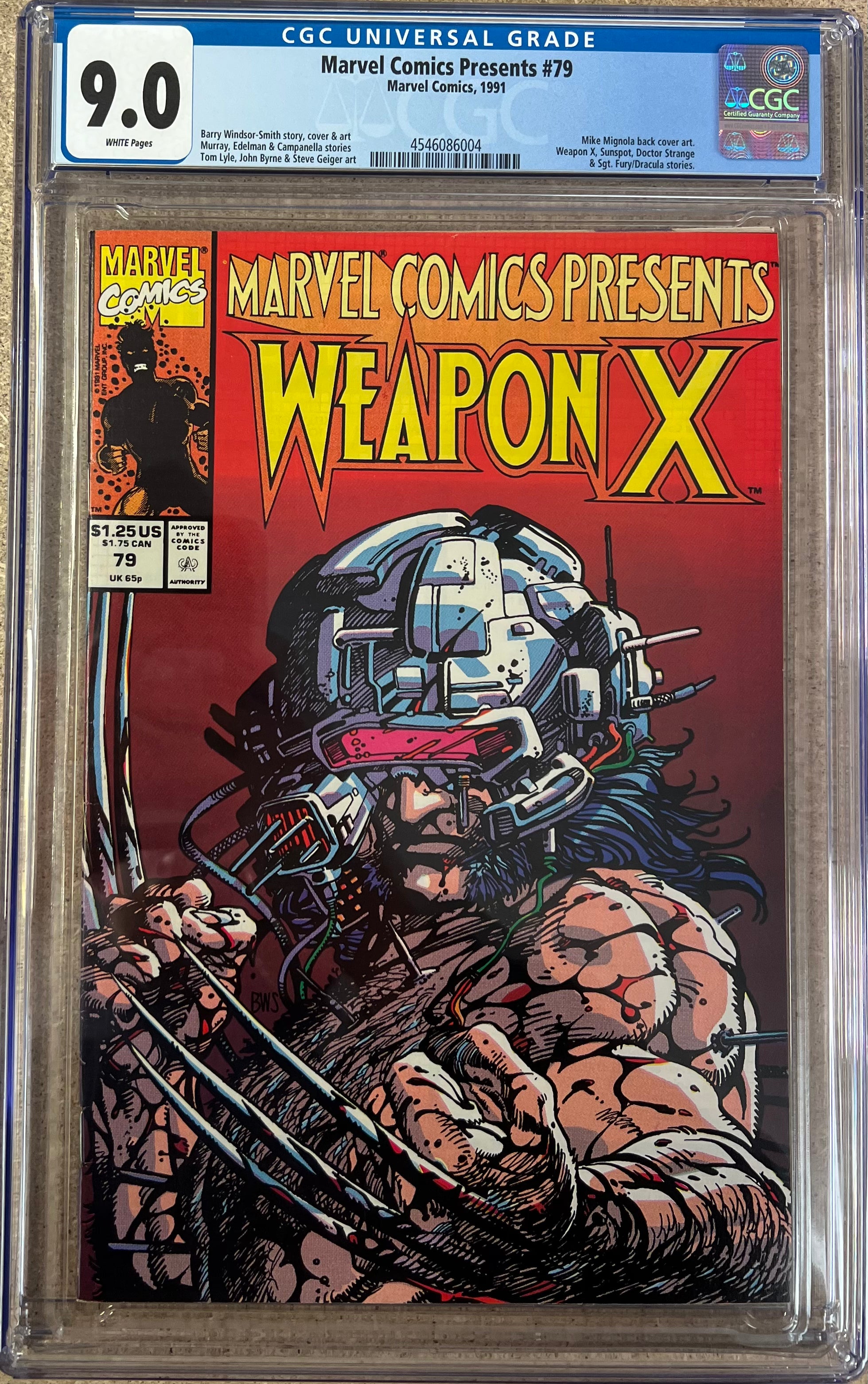 Marvel Comics Presents #79 CGC 9.0