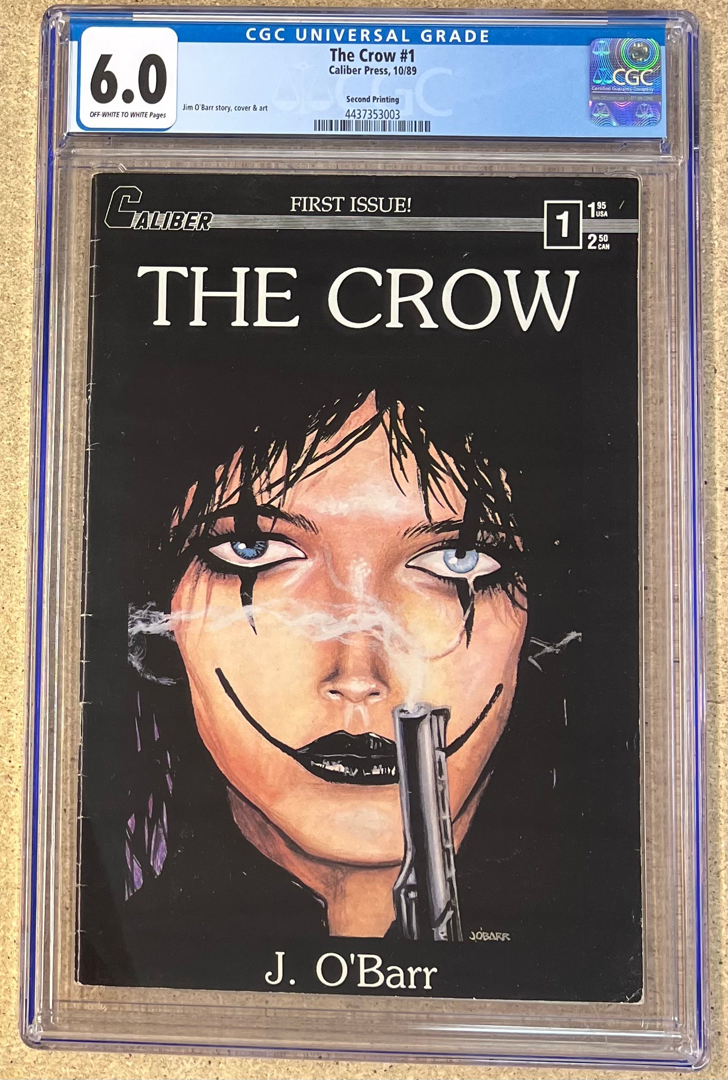 The Crow #1 Second Print CGC 6.0