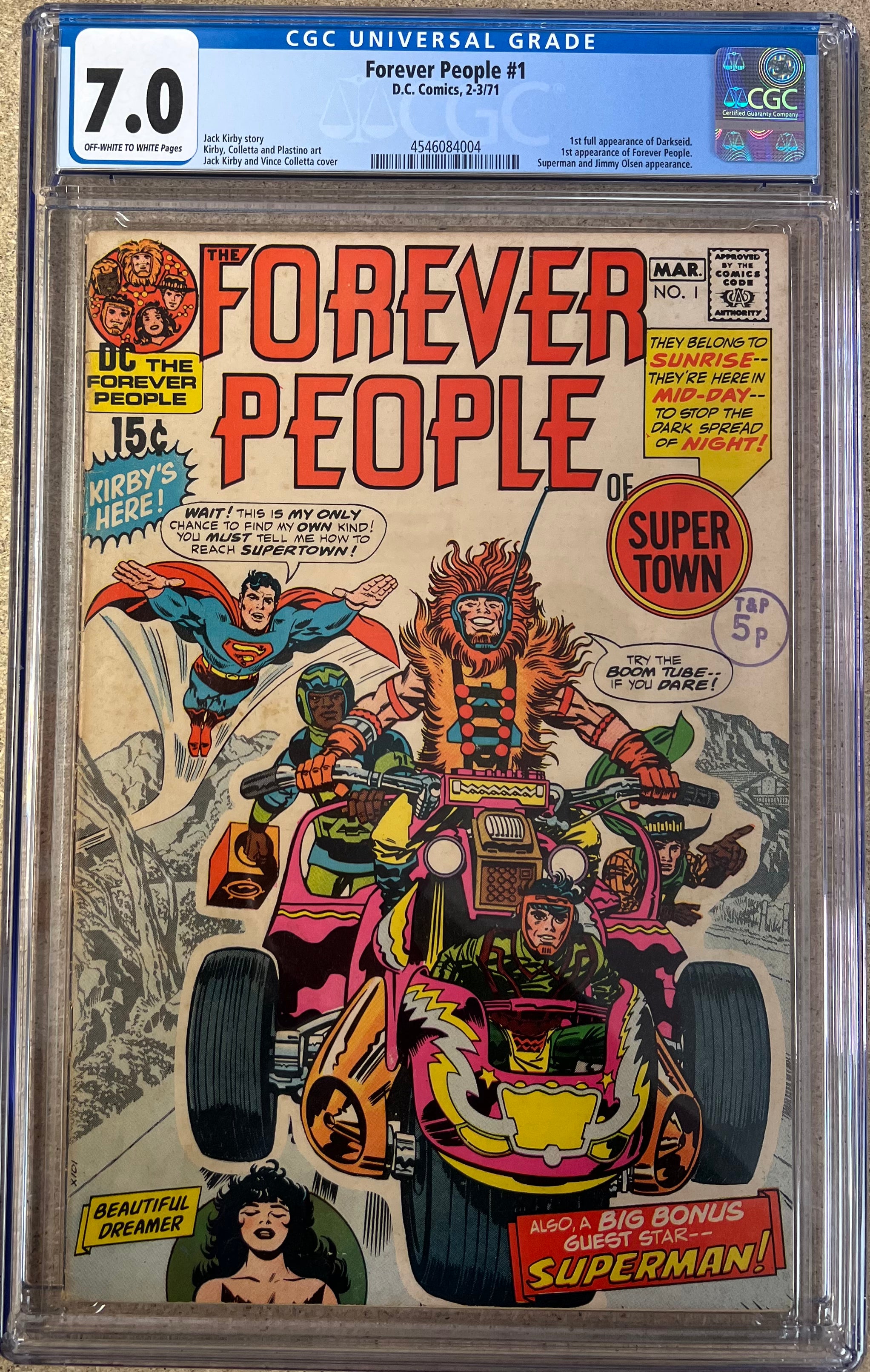 Forever People #1 CGC 7.0