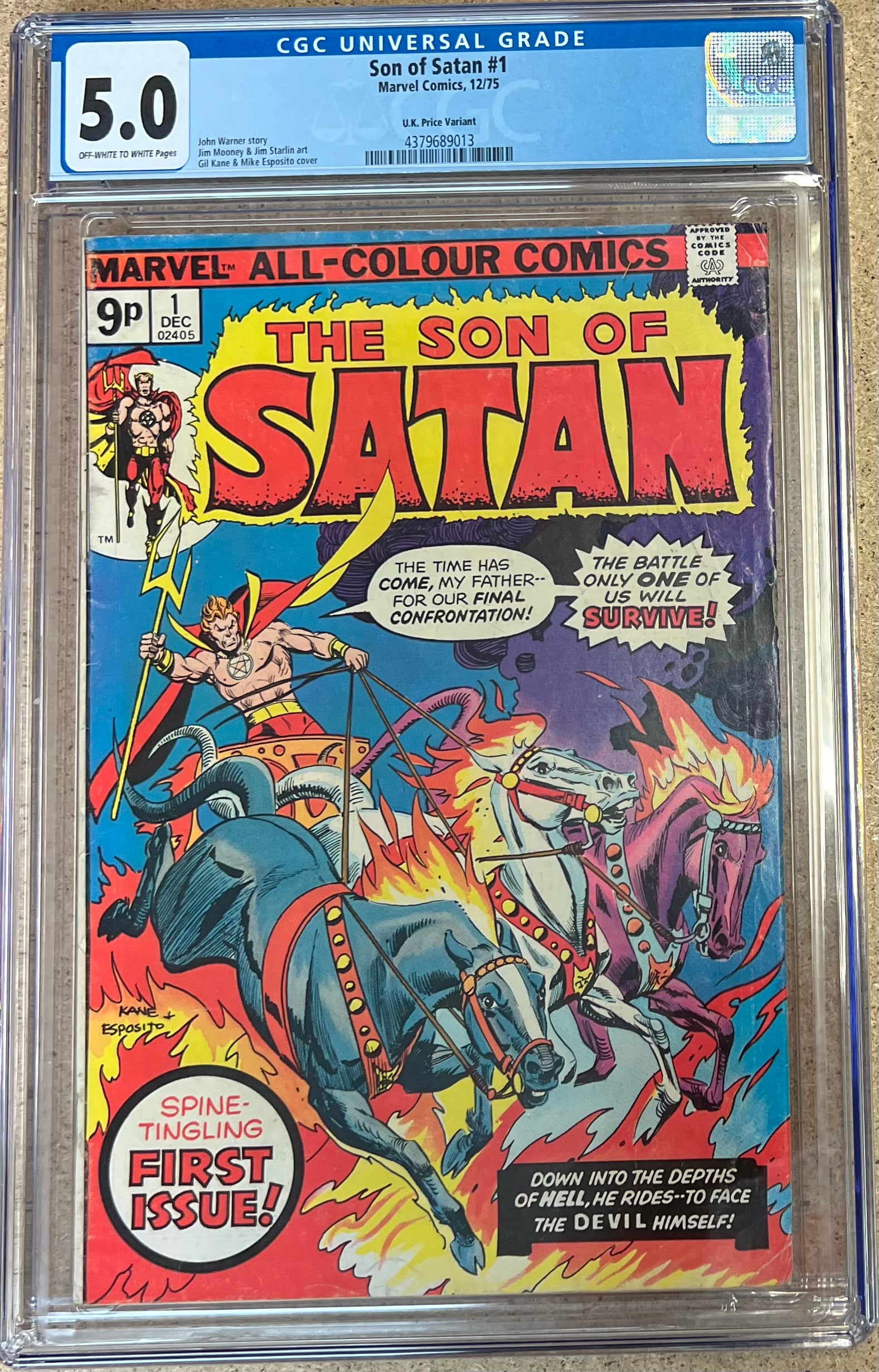 Son of Satan #1 CGC 5.0 - Slab City Comics 