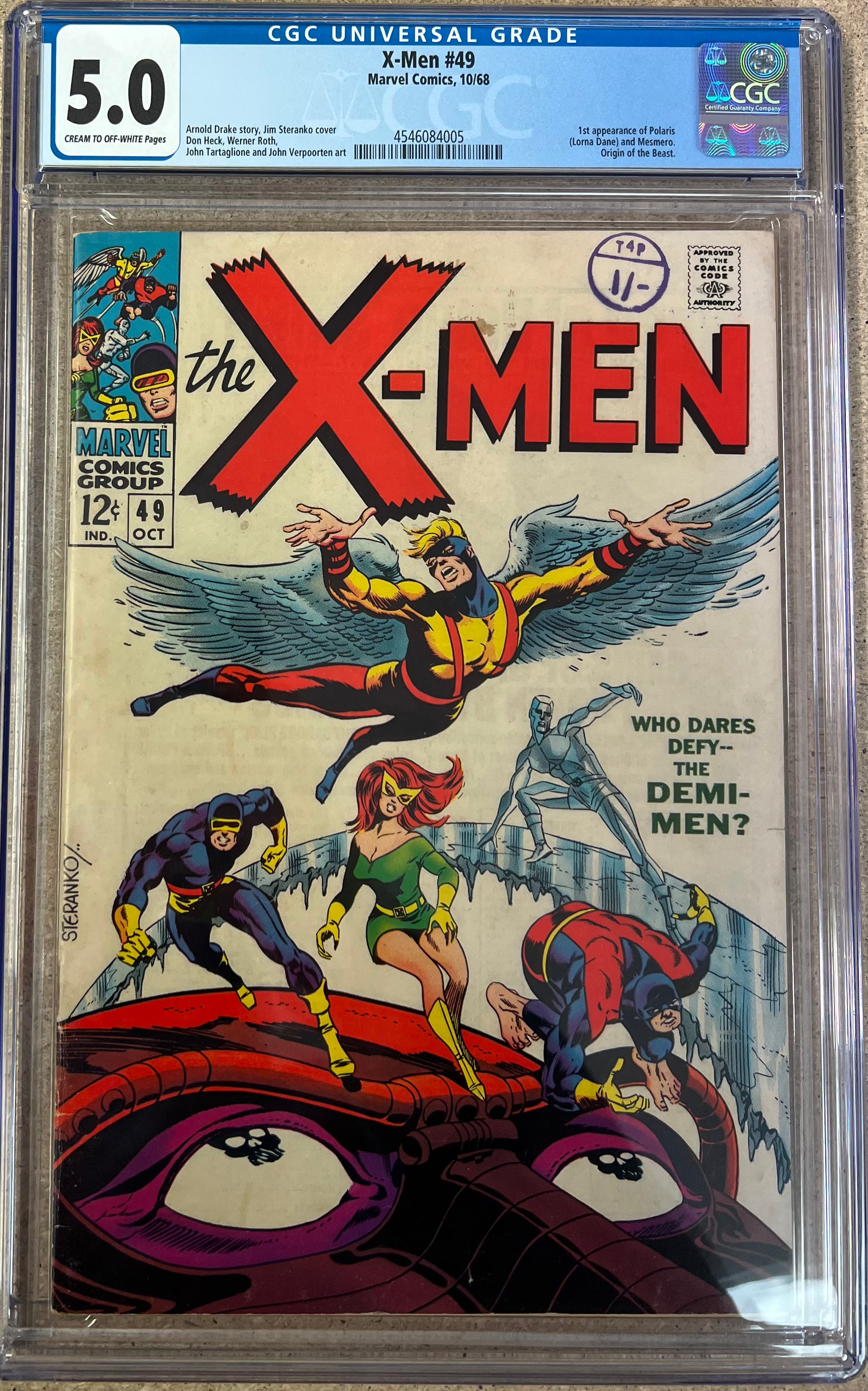 X-Men #49 CGC 5.0