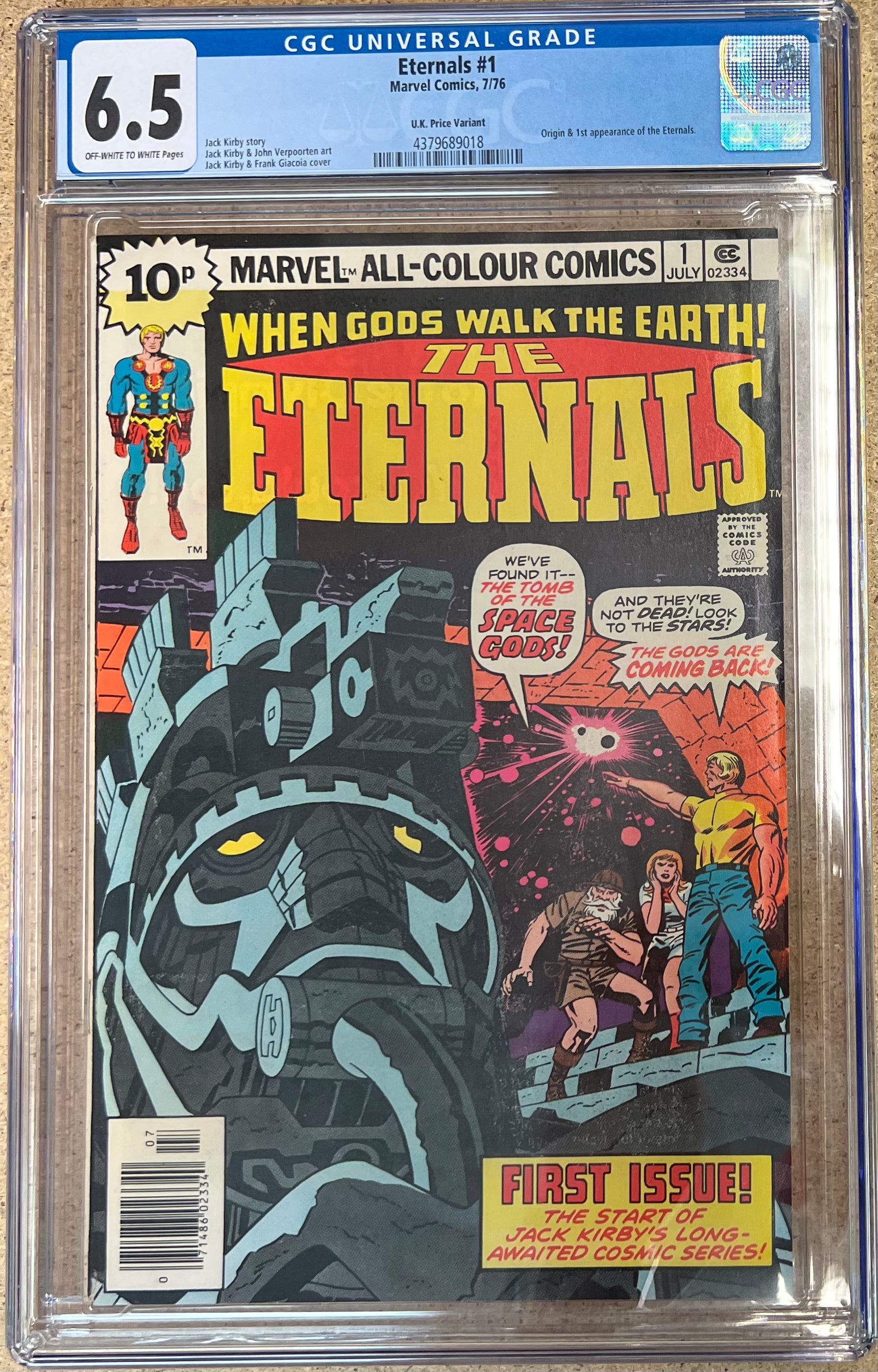 Eternals #1 CGC 6.5 - Slab City Comics 