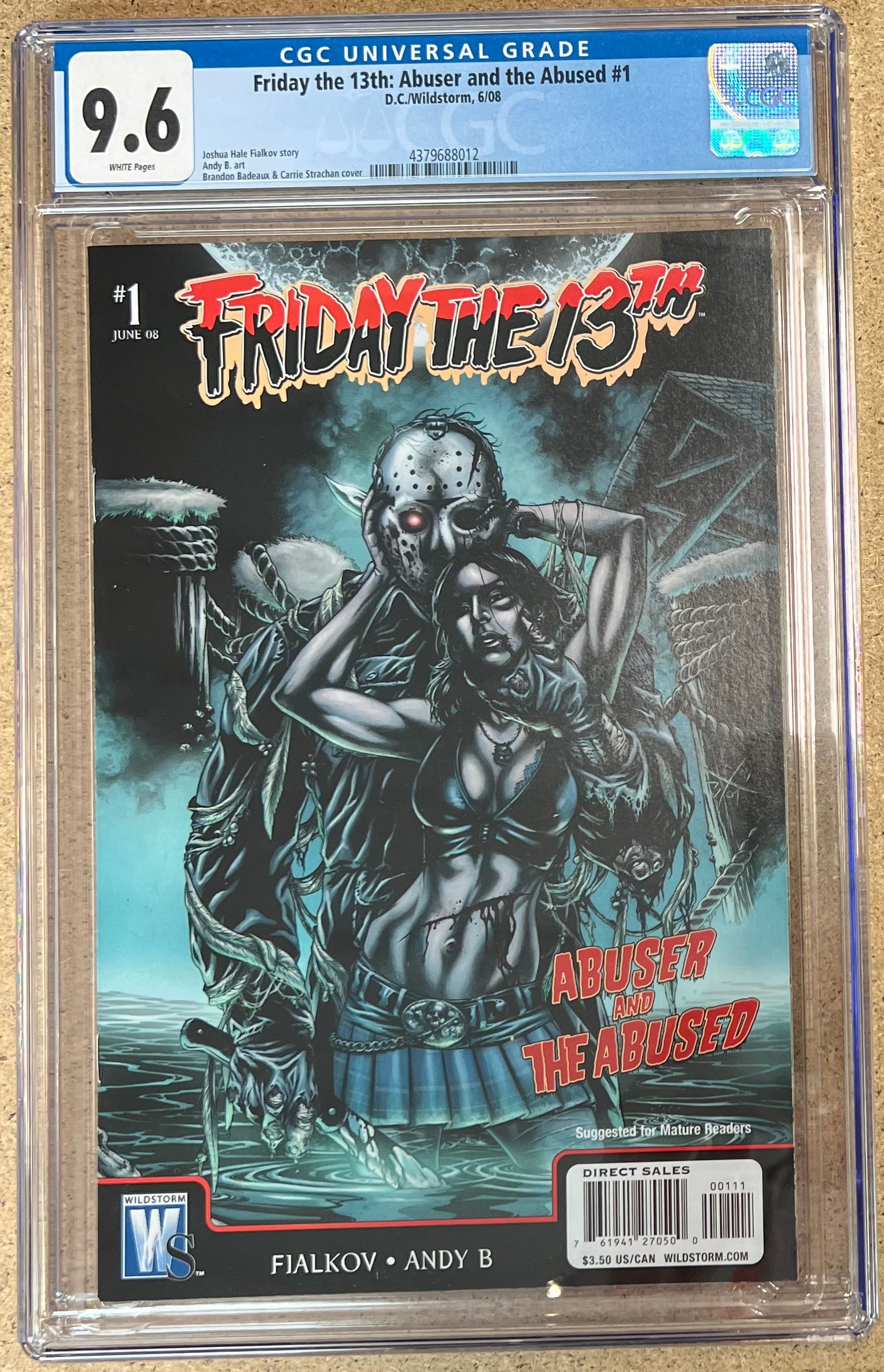 Friday the 13th: Abuser and the Abused #1 CGC 9.6 - Slab City Comics 