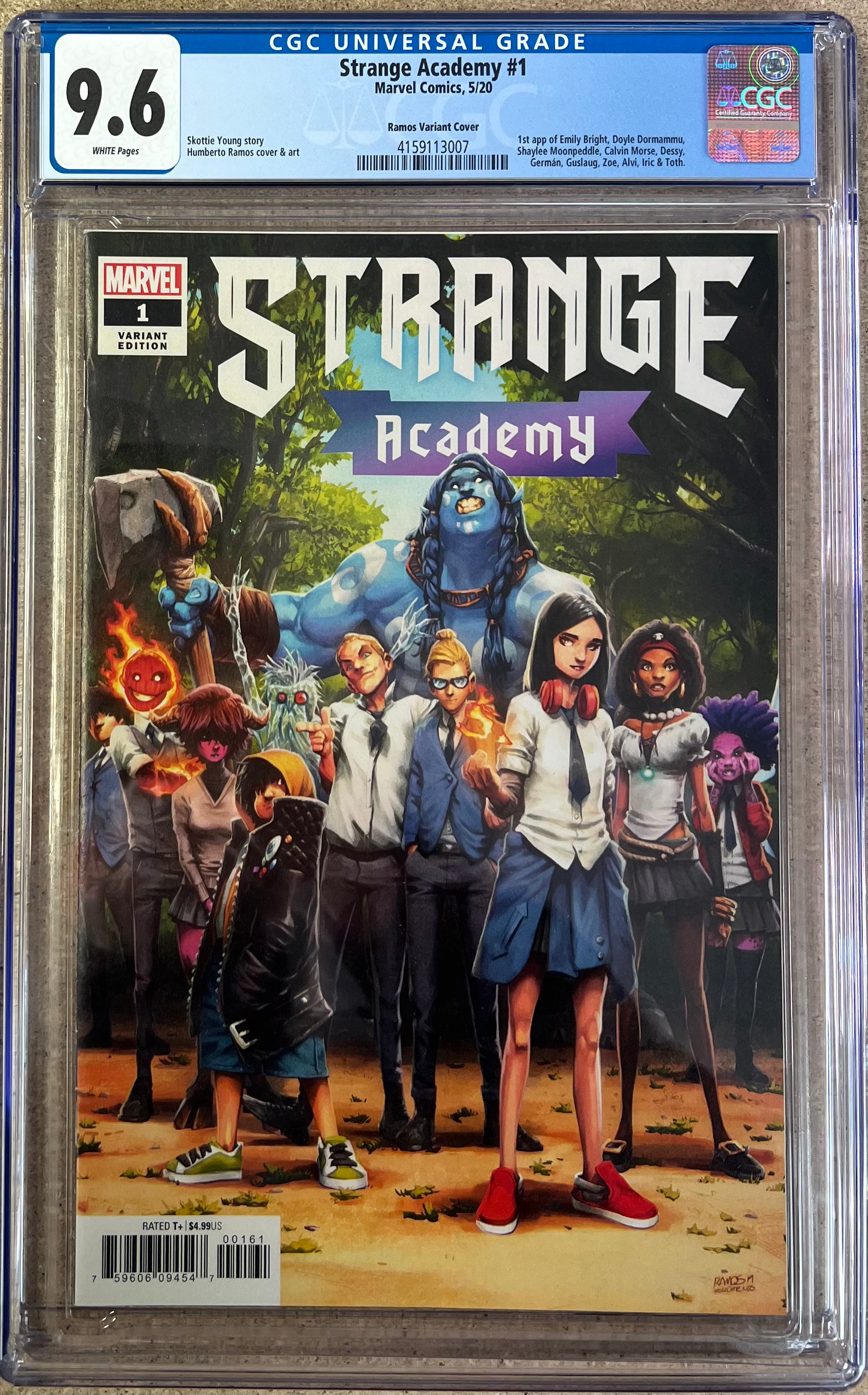 Strange Academy #1 Ramos Variant CGC 9.8