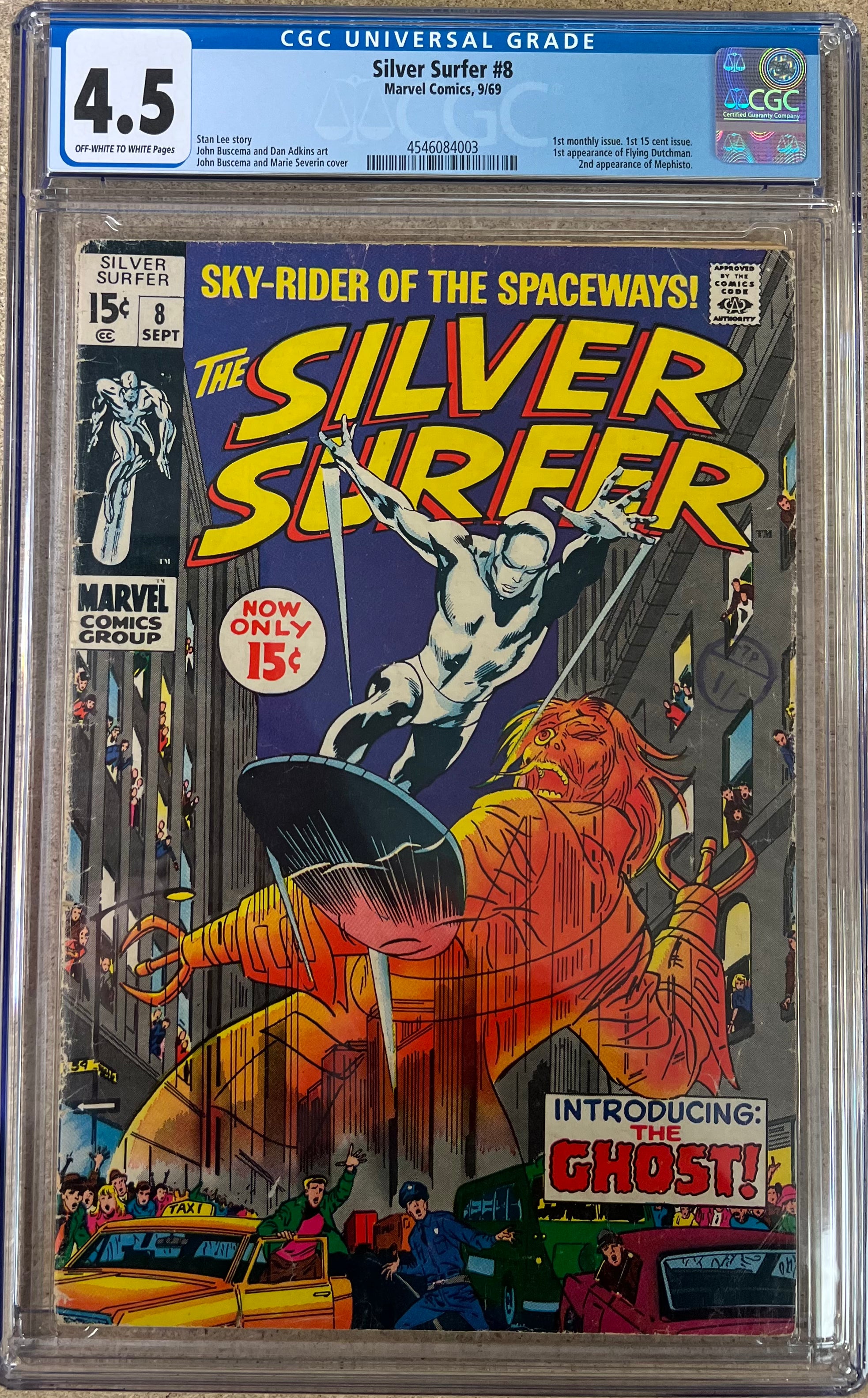 Silver Surfer #8 CGC 4.5