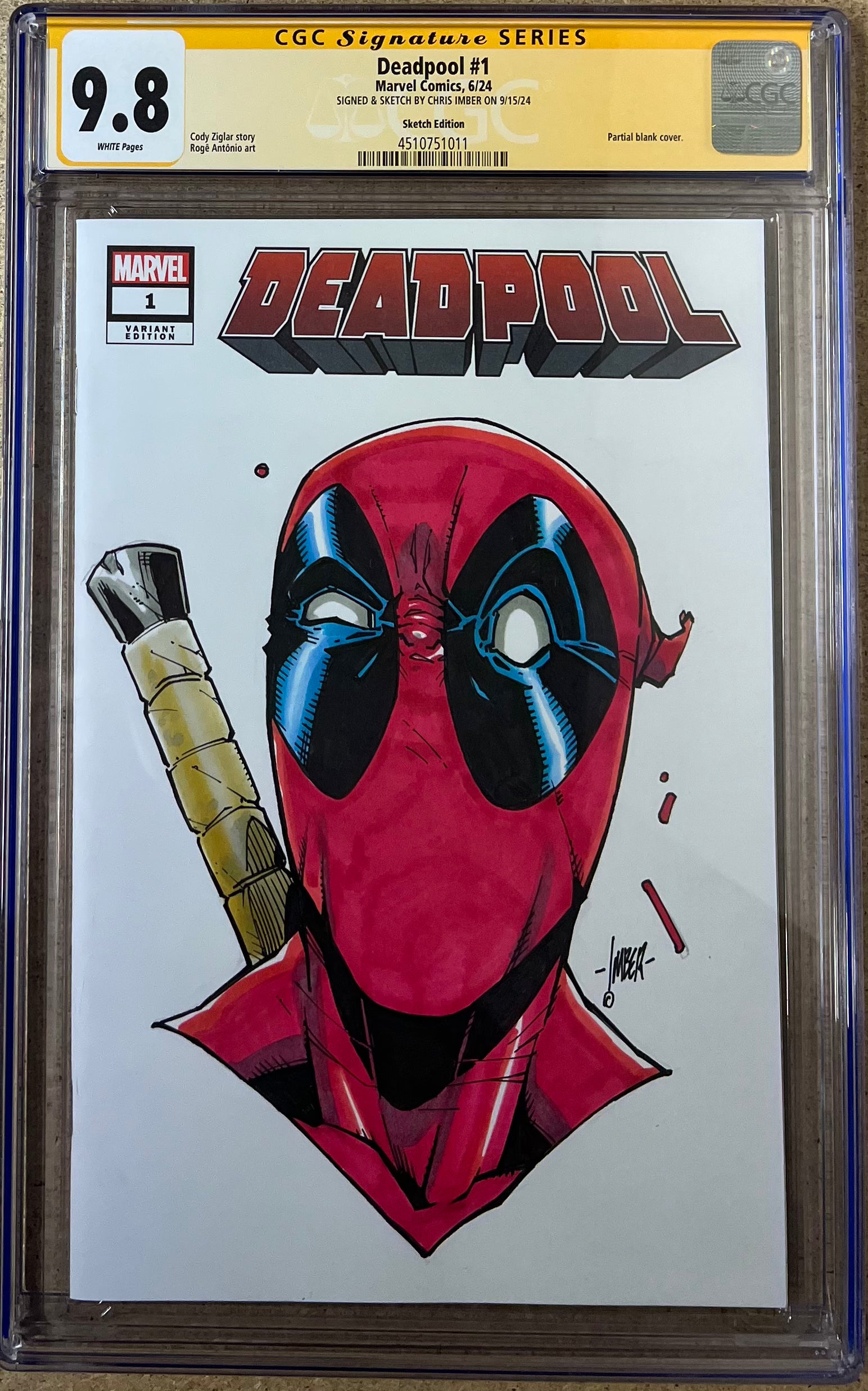 Deadpool #1 SS CGC 9.8