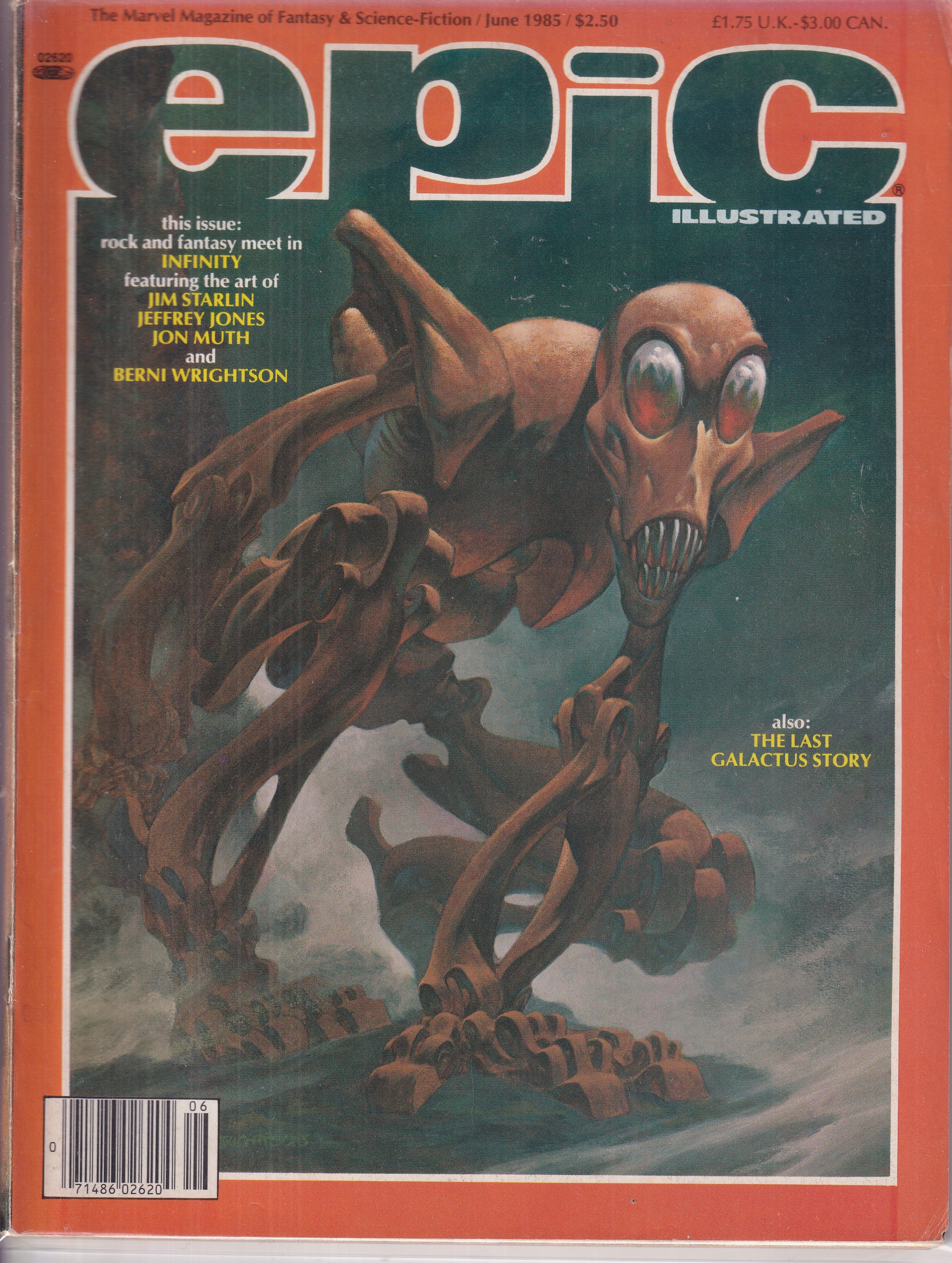 EPIC ILLUSTRATED JUNE 1985 - Slab City Comics 