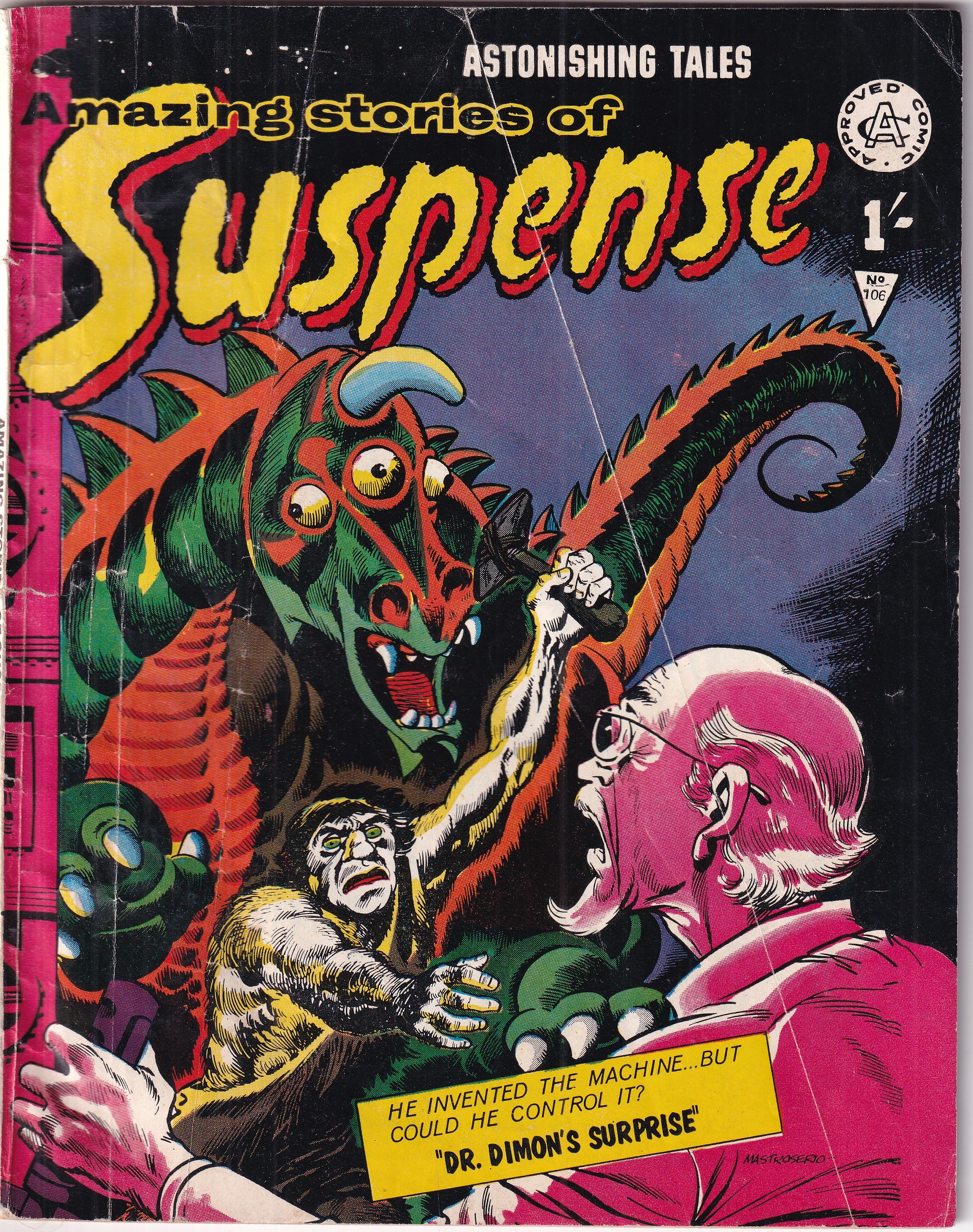 Amazing stories of Suspense #106 - Slab City Comics 