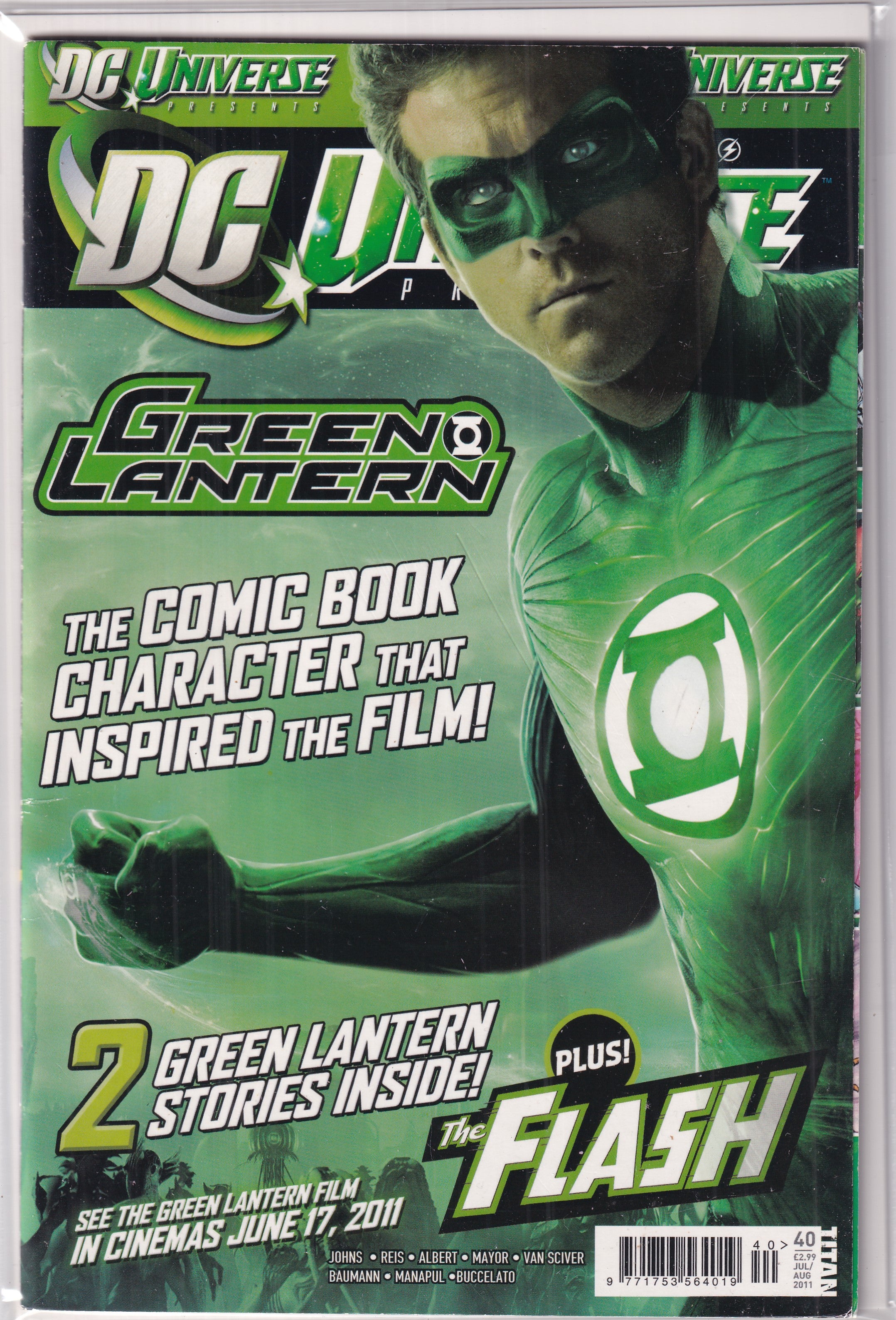 DC UNIVERSE GREEN LANTERN #40 - Slab City Comics 