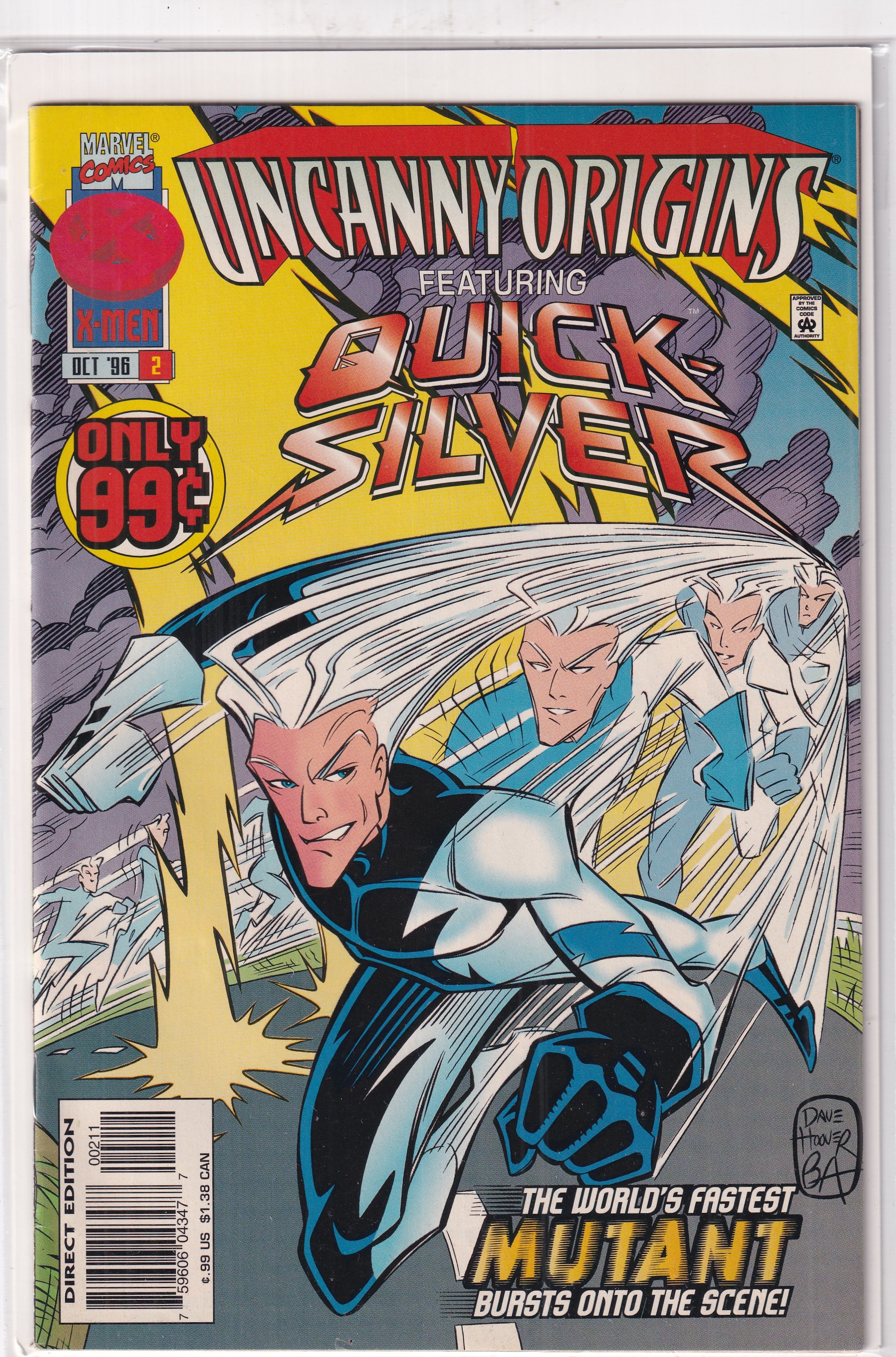 UNCANNY ORIGINS FEATURING QUICKSILVER #2 - Slab City Comics 