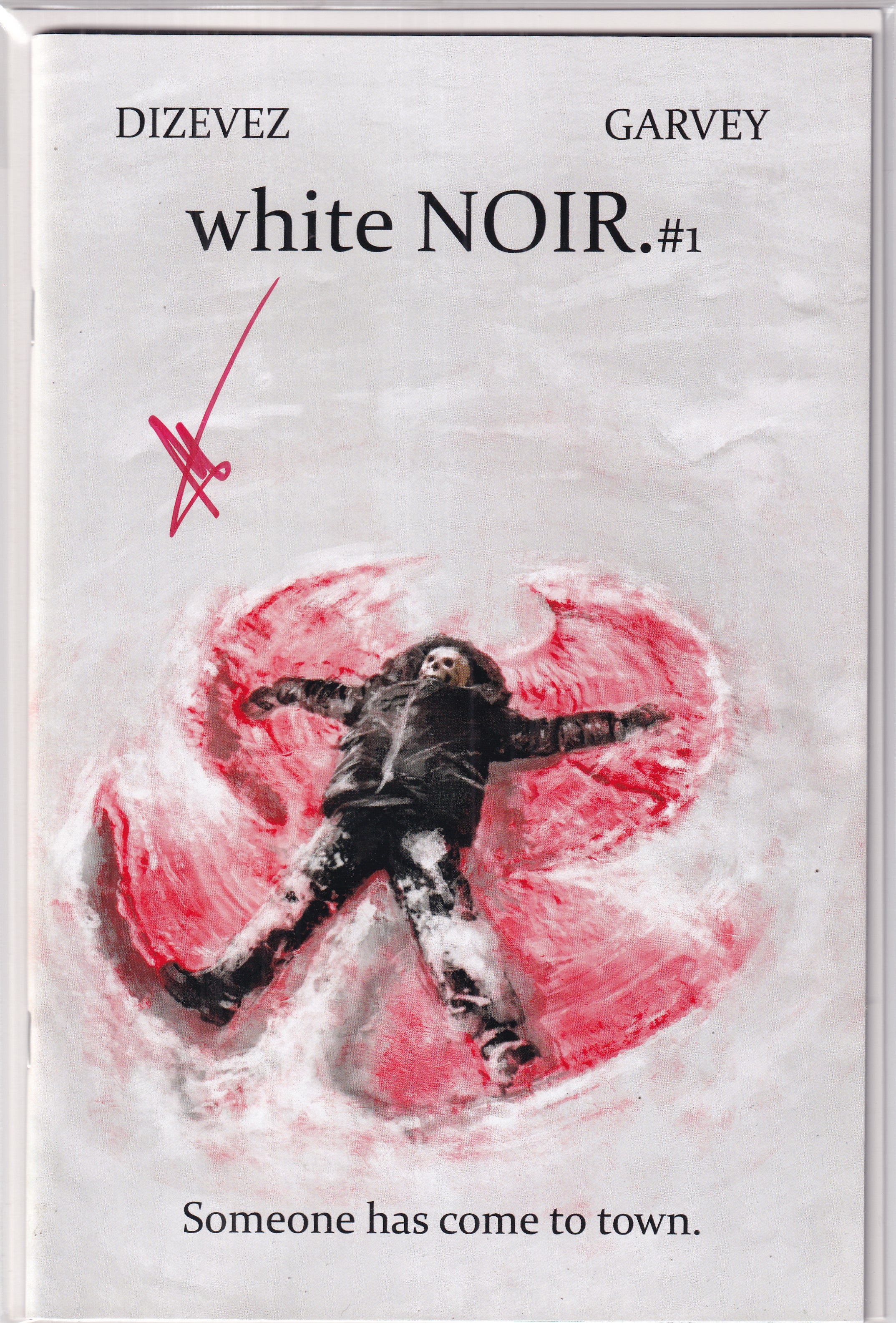 WHITE NOIR #1 SIGNED MATT GARVEY - Slab City Comics 