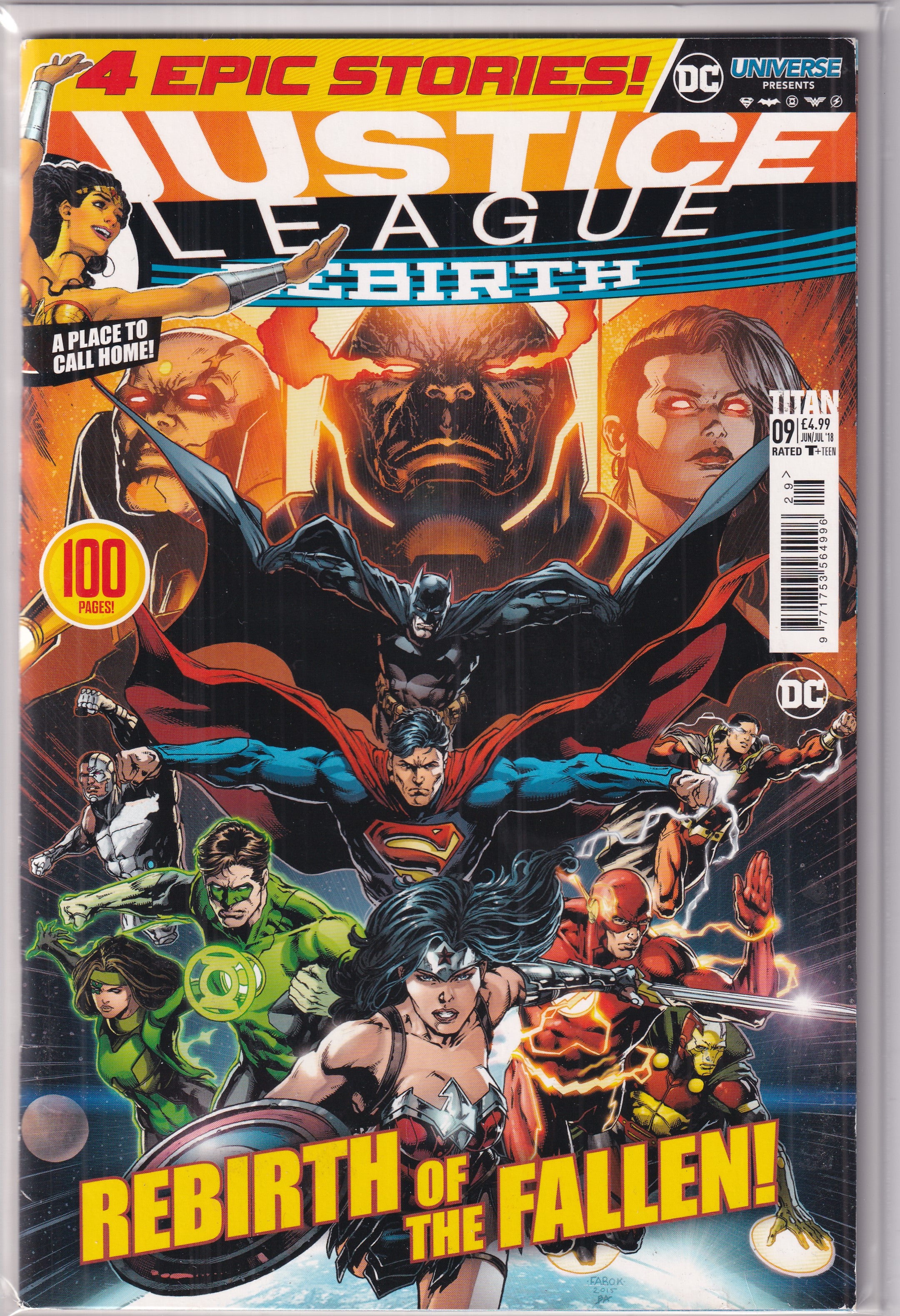 JUSTICE LEAGUE REBIRTH #9 - Slab City Comics 