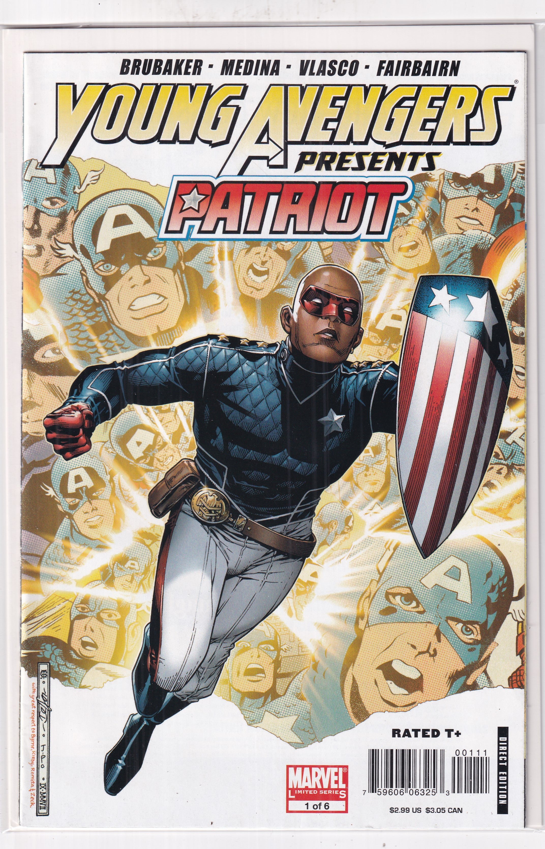 YOUNG AVENGERS PRESENTS PATRIOT #1 - Slab City Comics 