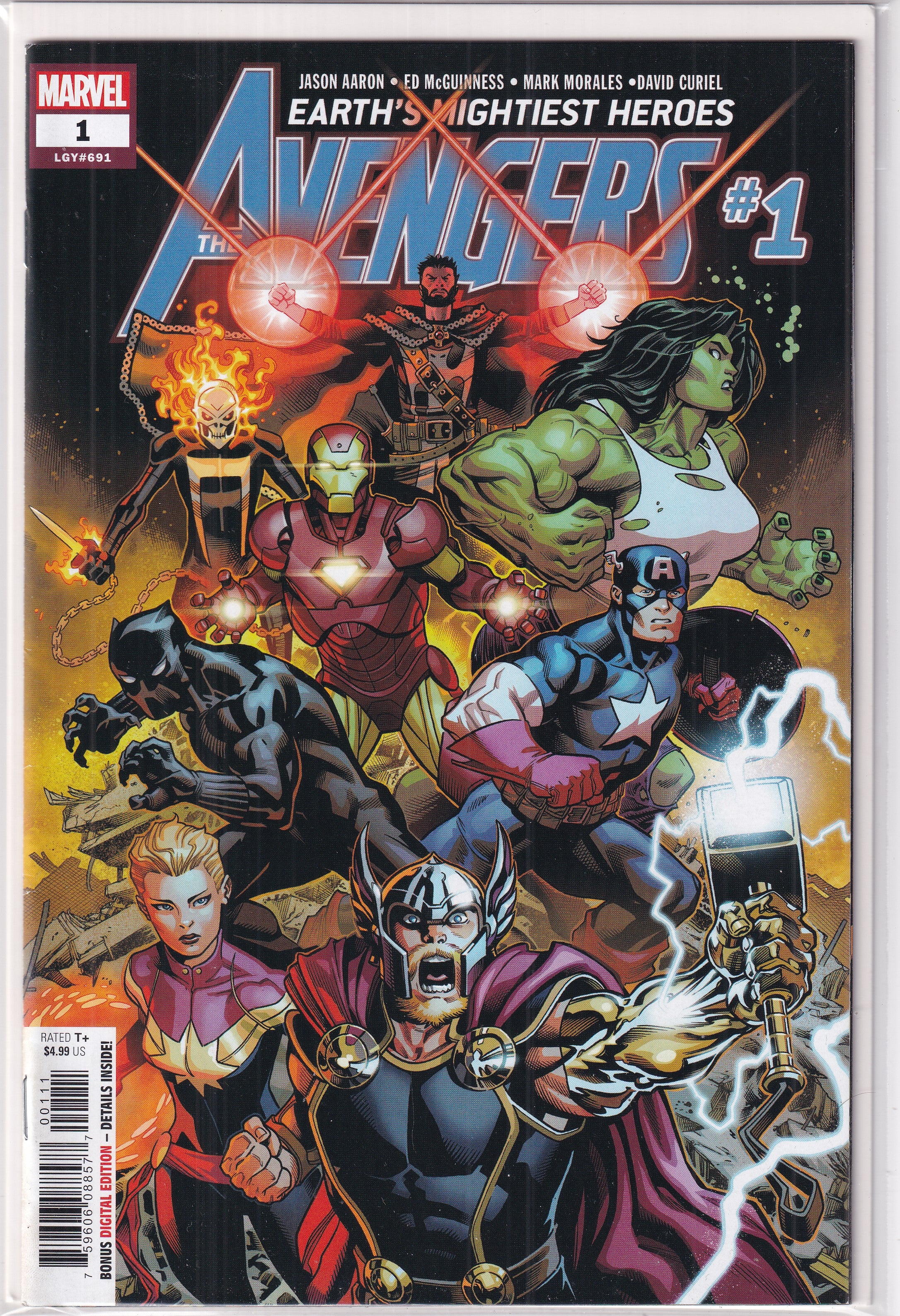 EARTH'S MIGHTIEST HEROES THE AVENGERS #1 VARIANT - Slab City Comics 