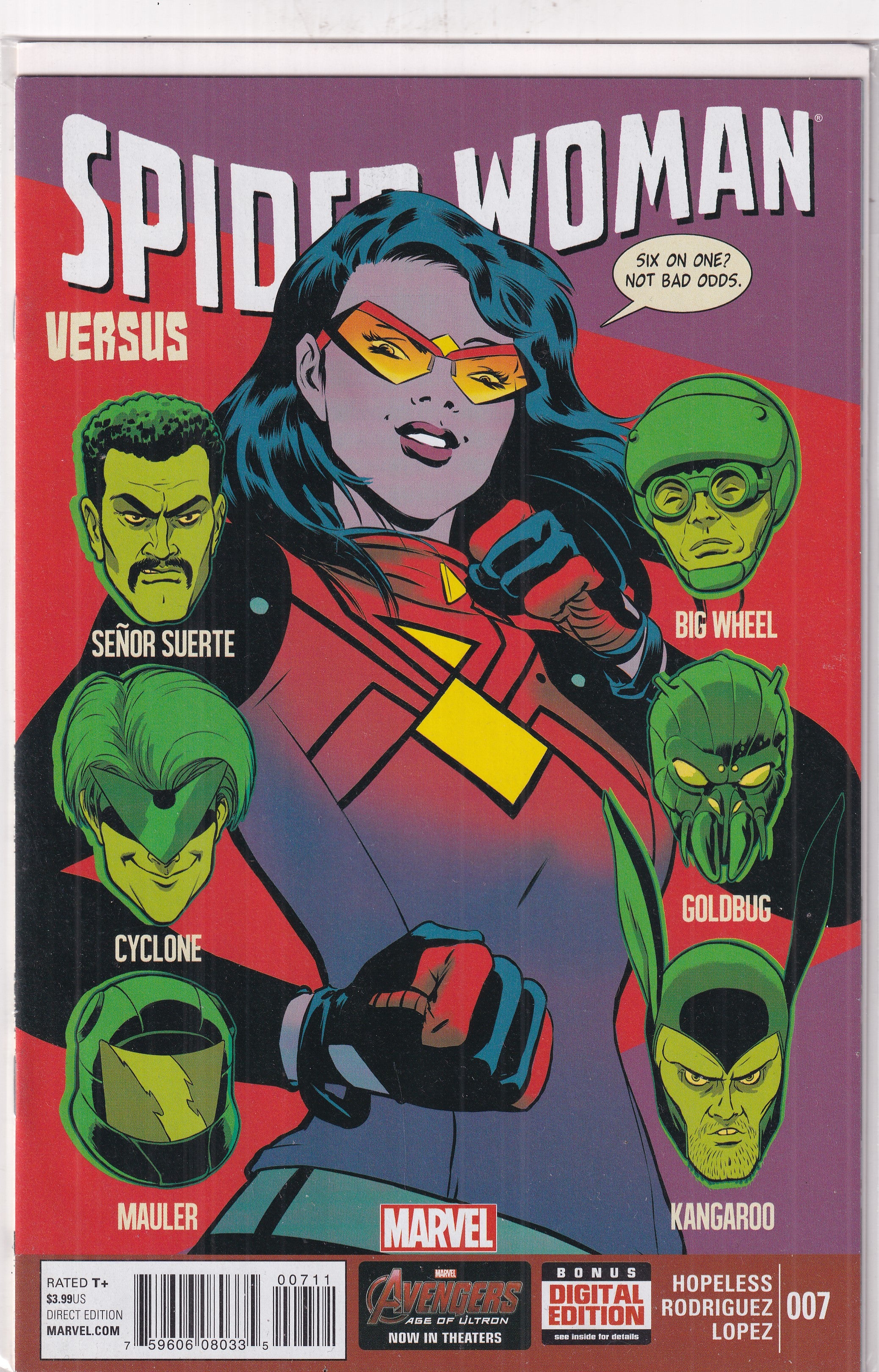 SPIDER WOMAN VERSUS #7 - Slab City Comics 