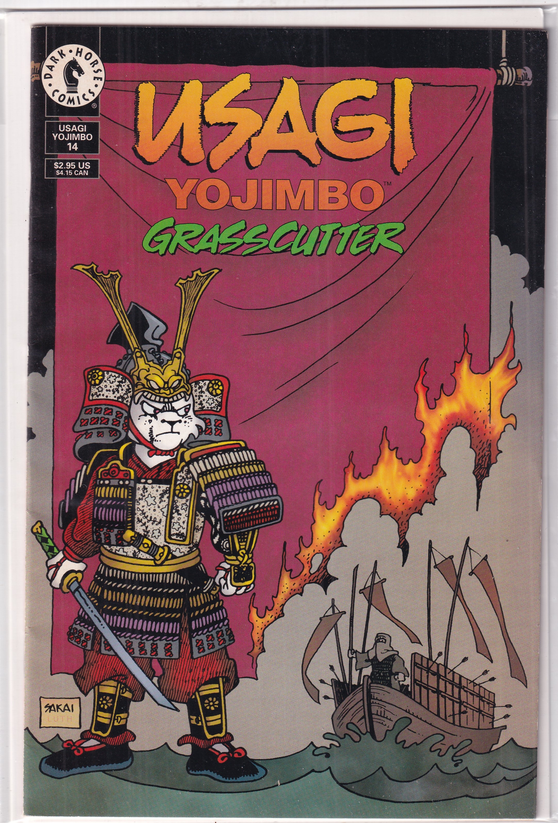 USAGI YOJIMBO GRASSCUTTER #14 - Slab City Comics 