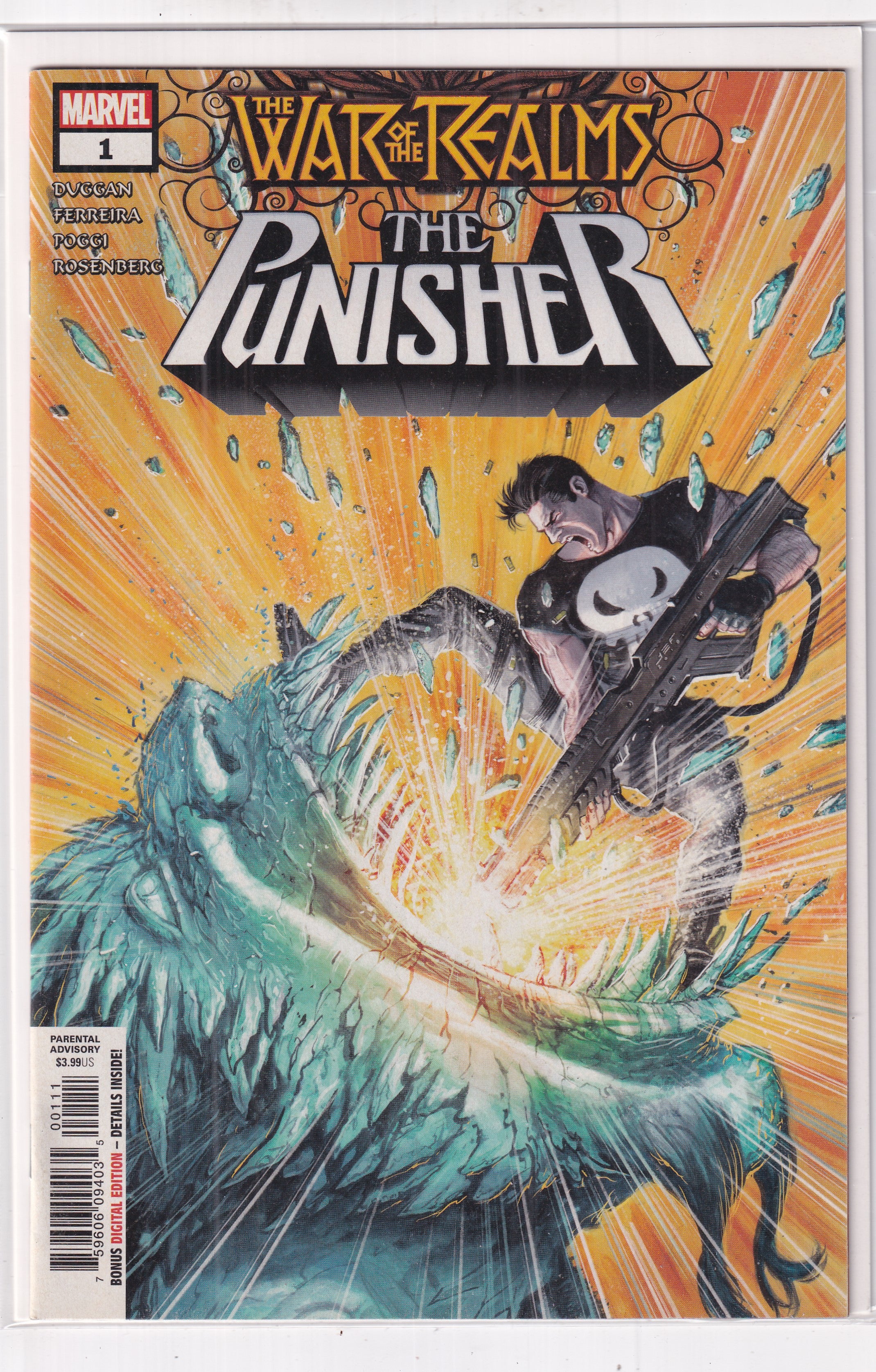 WAR OF THE REALMS THE PUNISHER #1 - Slab City Comics 