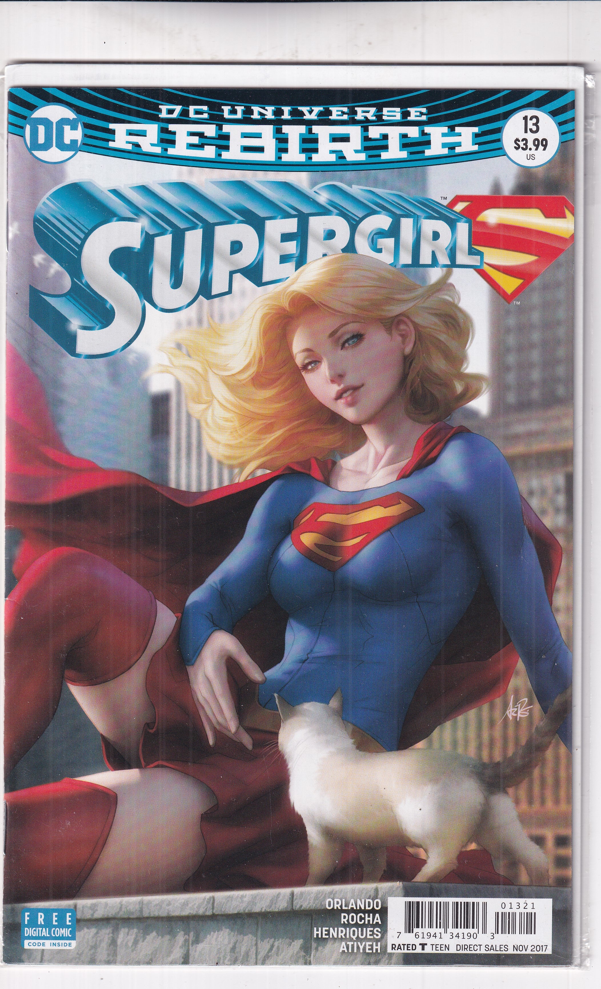 SUPERGIRL #13 ARTGERM VARIANT - Slab City Comics 