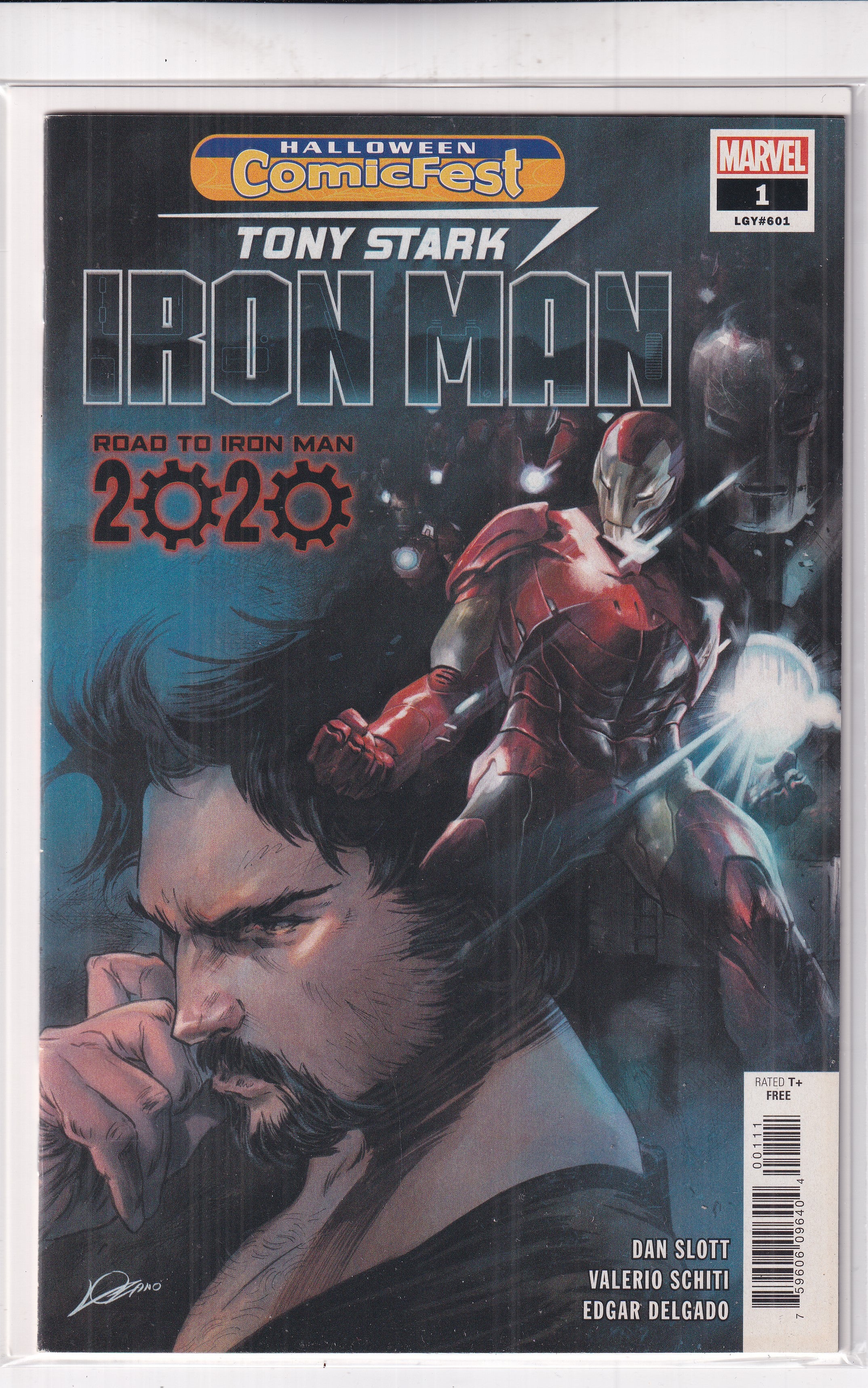 HALLOWEEN COMICFEST TONY STARK IRON MAN ROAD TO IRON MAN 2020 #1 - Slab City Comics 