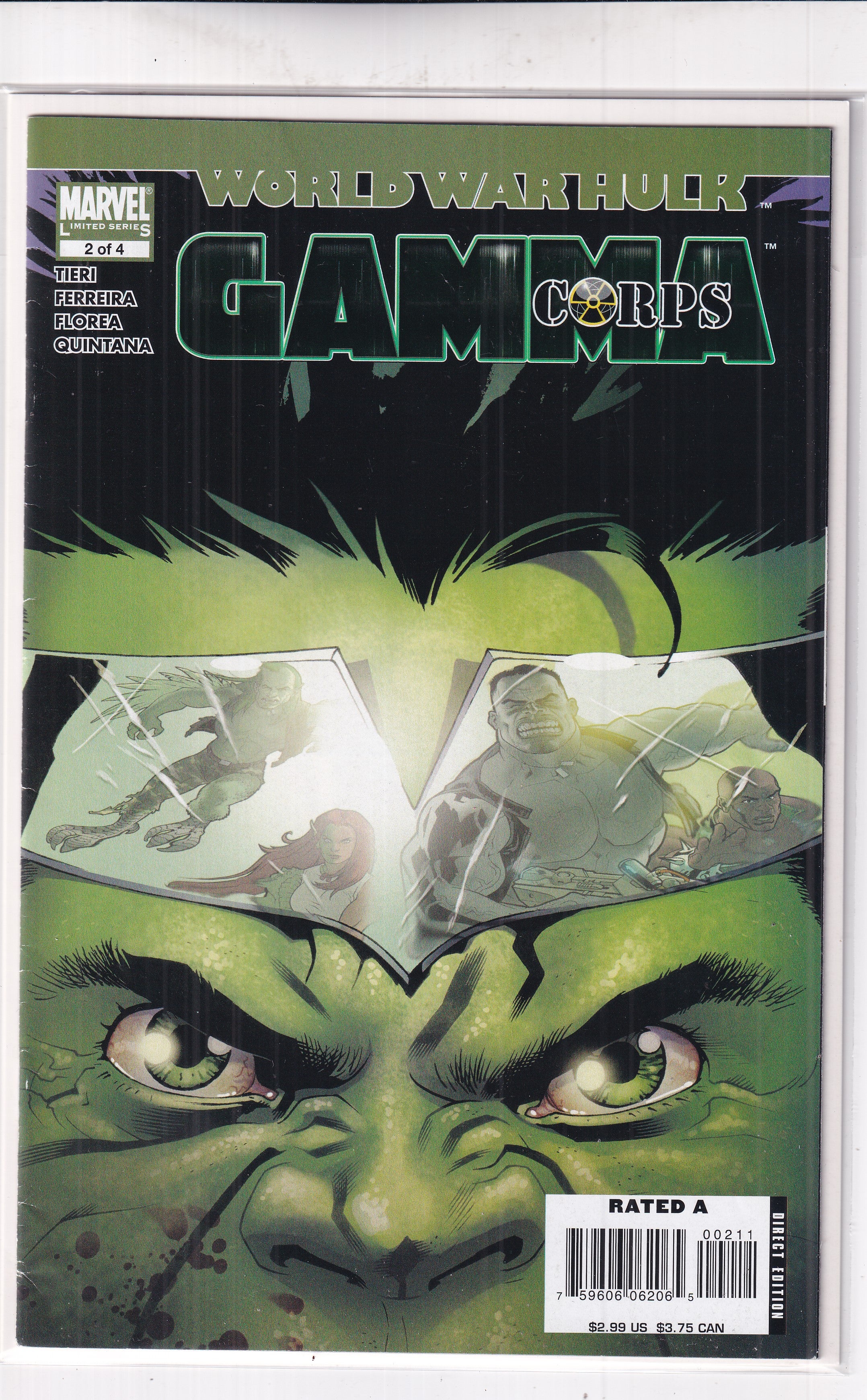 WORLD WAR HULK GAMMA CORPS #2 - Slab City Comics 