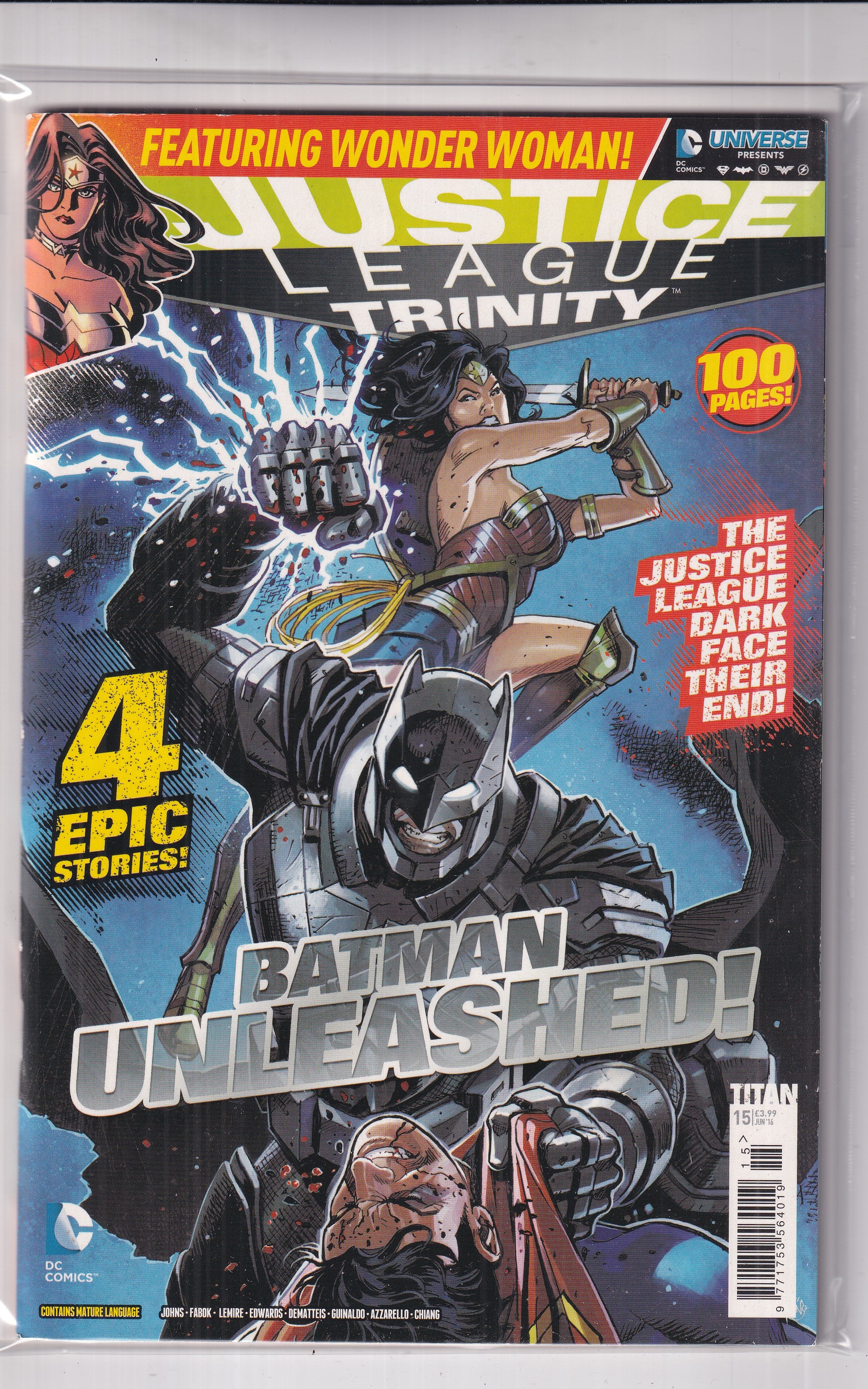 JUSTICE LEAGUE TRINITY #15 - Slab City Comics 