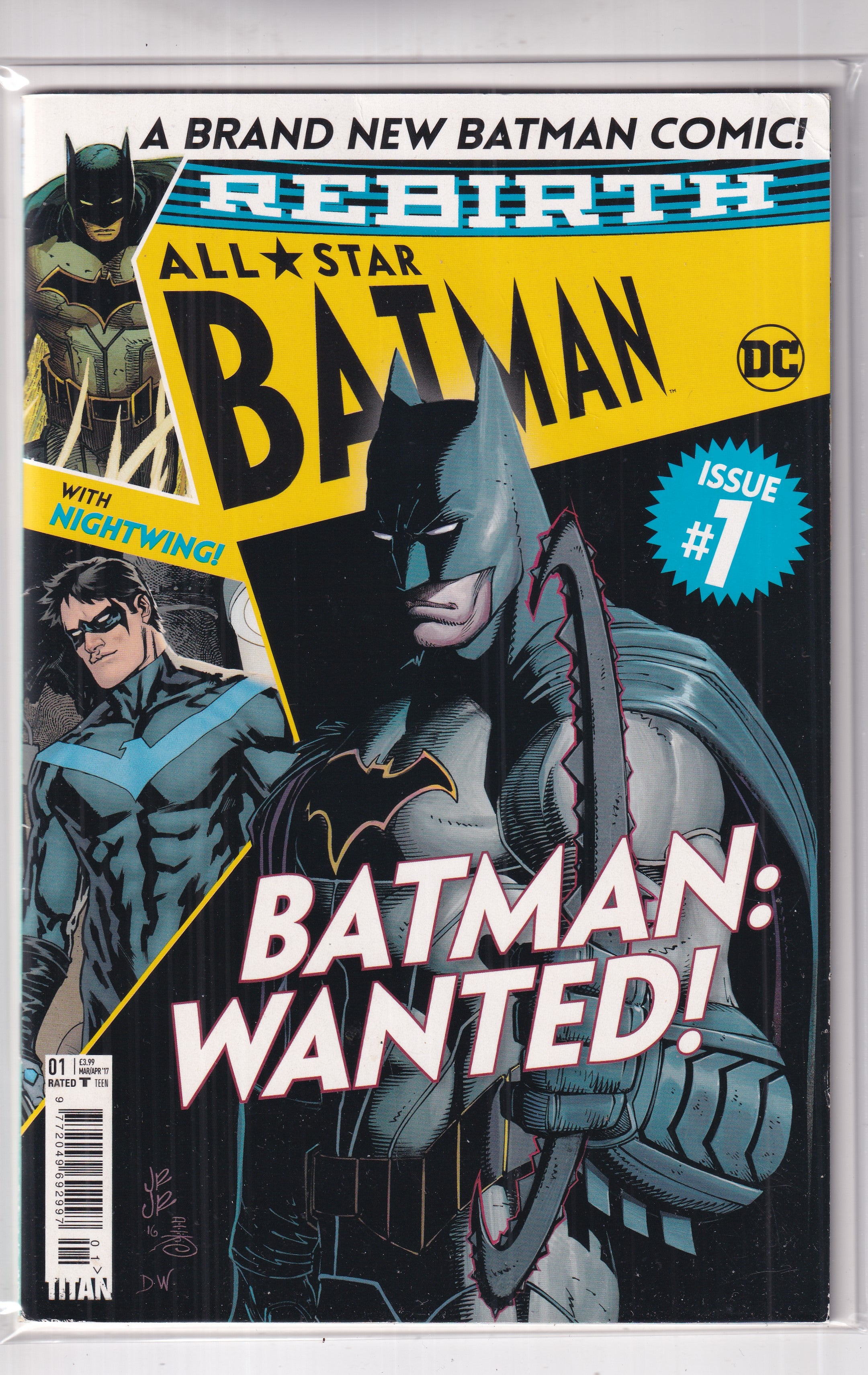 REBIRTH ALL STAR BATMAN #1 - Slab City Comics 