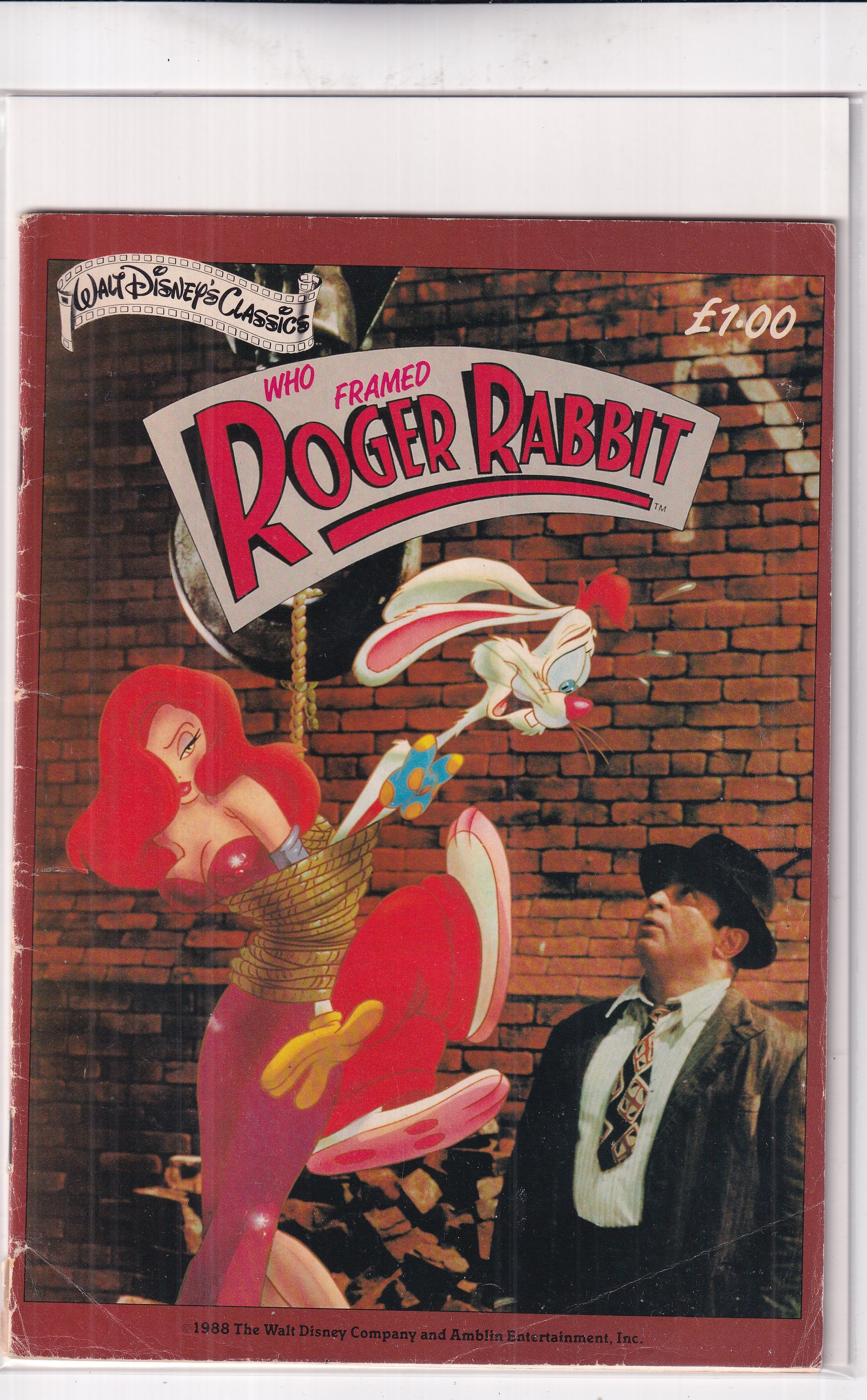 WALT DISNEY'S CLASSICS WHO FRAMED ROGER RABBIT - Slab City Comics 